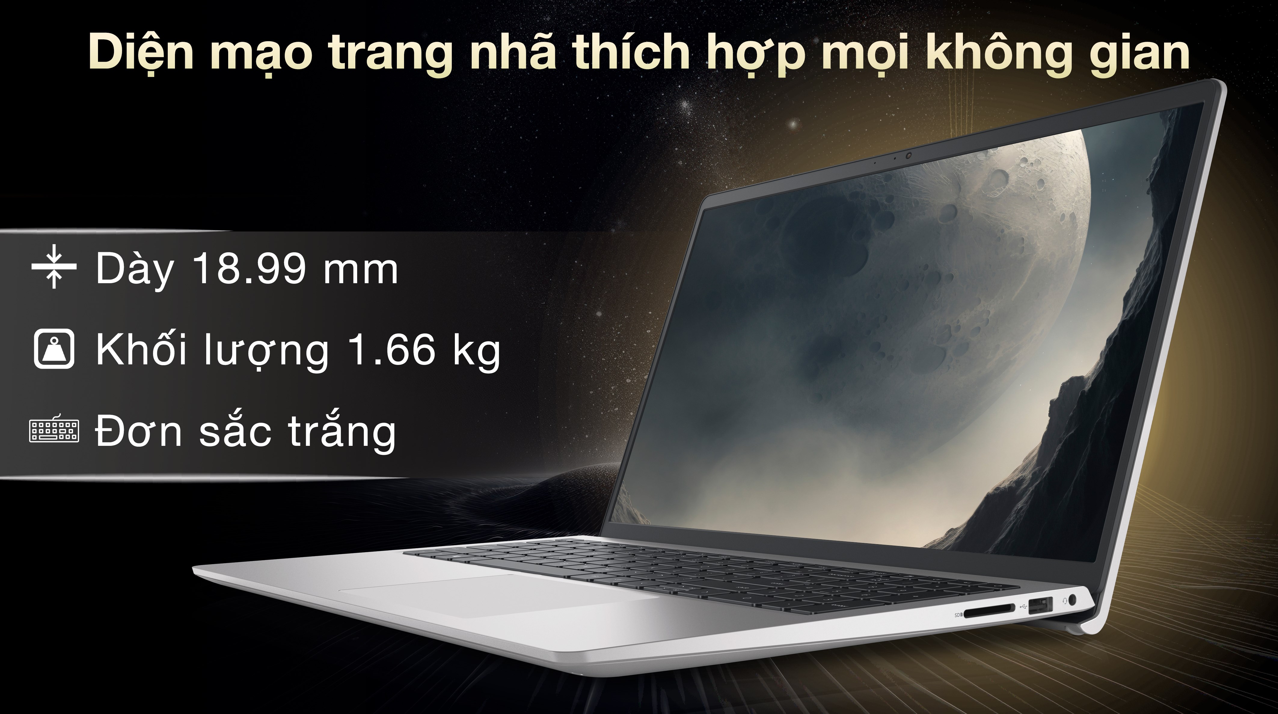 Laptop Dell Inspiron 15 3530 - N5I7216W1 (i7 1355U, 16GB, 512GB, Full HD 120Hz, OfficeH24+365, Win11)