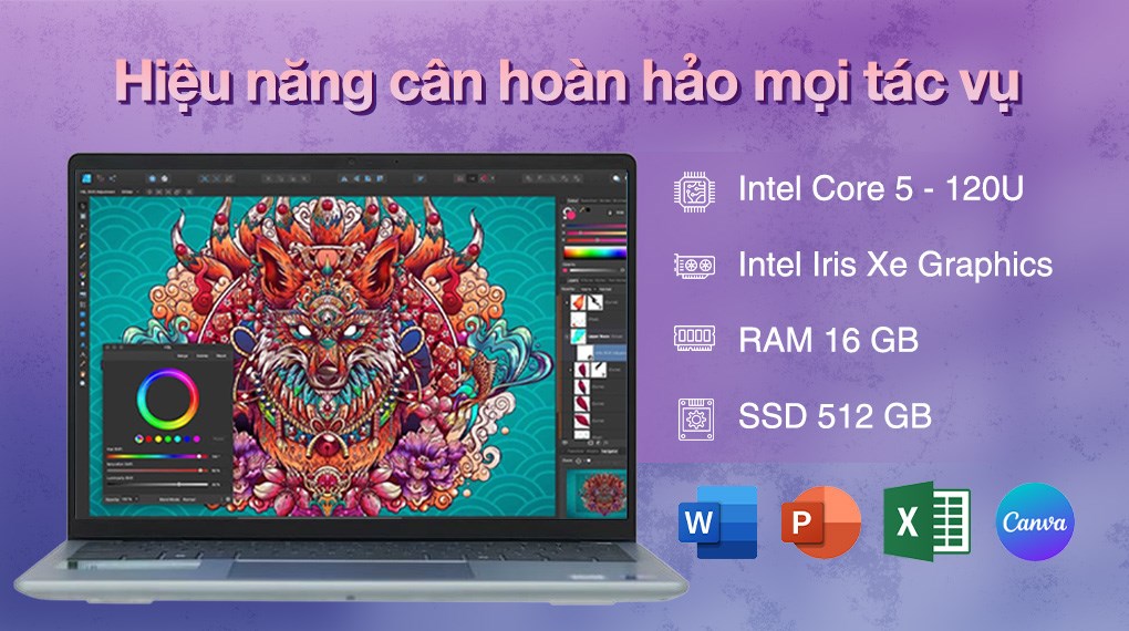 Laptop Dell Inspiron 14 5440 - N4I5211W1 (Core 5 120U, 16GB, 512GB, Full HD+, OfficeHS, Win11)