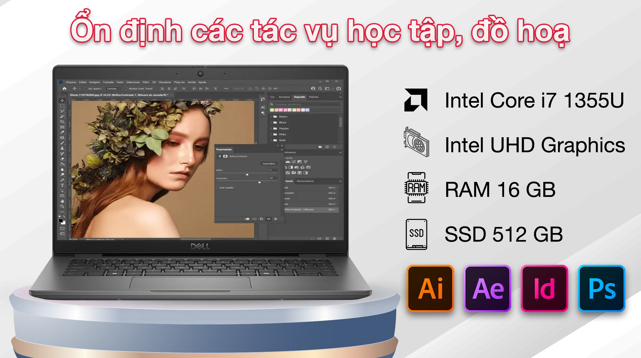 Laptop Dell Latitude 3450 - 71058806 (i7 1355U, 16GB, 512GB, Full HD, Win11)