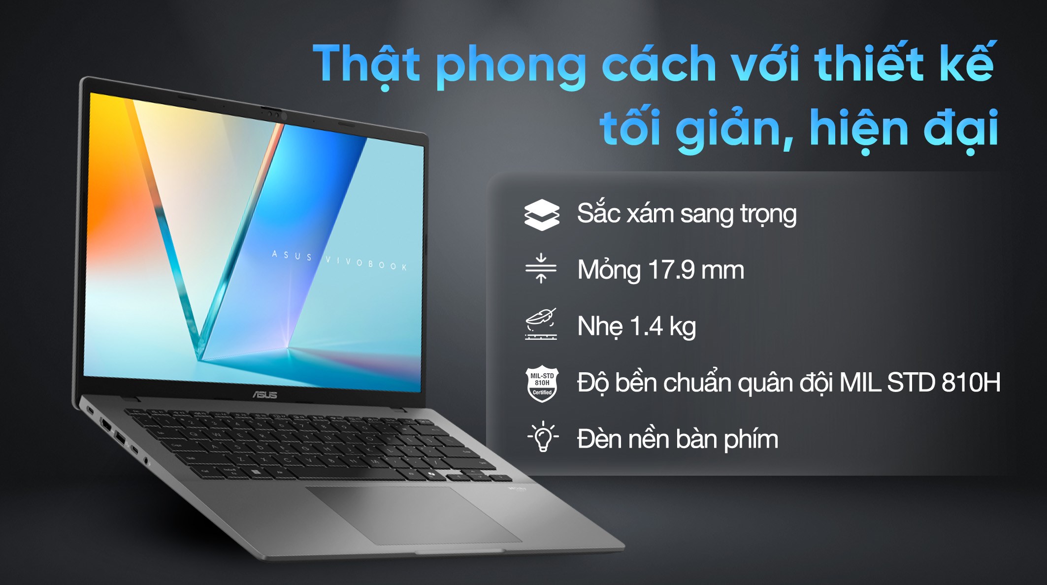 ASUS VivoBook S3407CA: Ultra 7 255H/16G/512G/14in FHD+ IPS/BH lâu 21th - 3