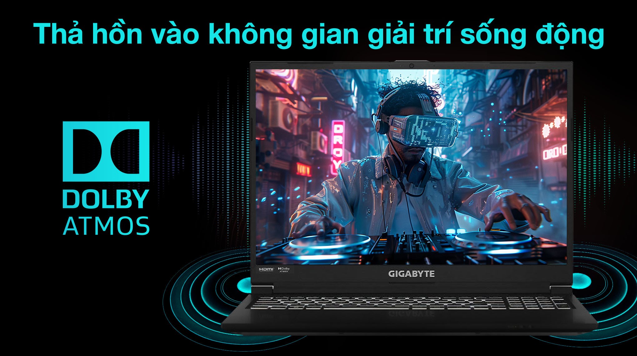 Laptop GIGABYTE Gaming G6 KF RC56 - 9RC56KF0HJIIXIVN000 (i7 13620H, 16GB, 512GB, RTX 4060 8GB, WUXGA 165Hz, Win11)