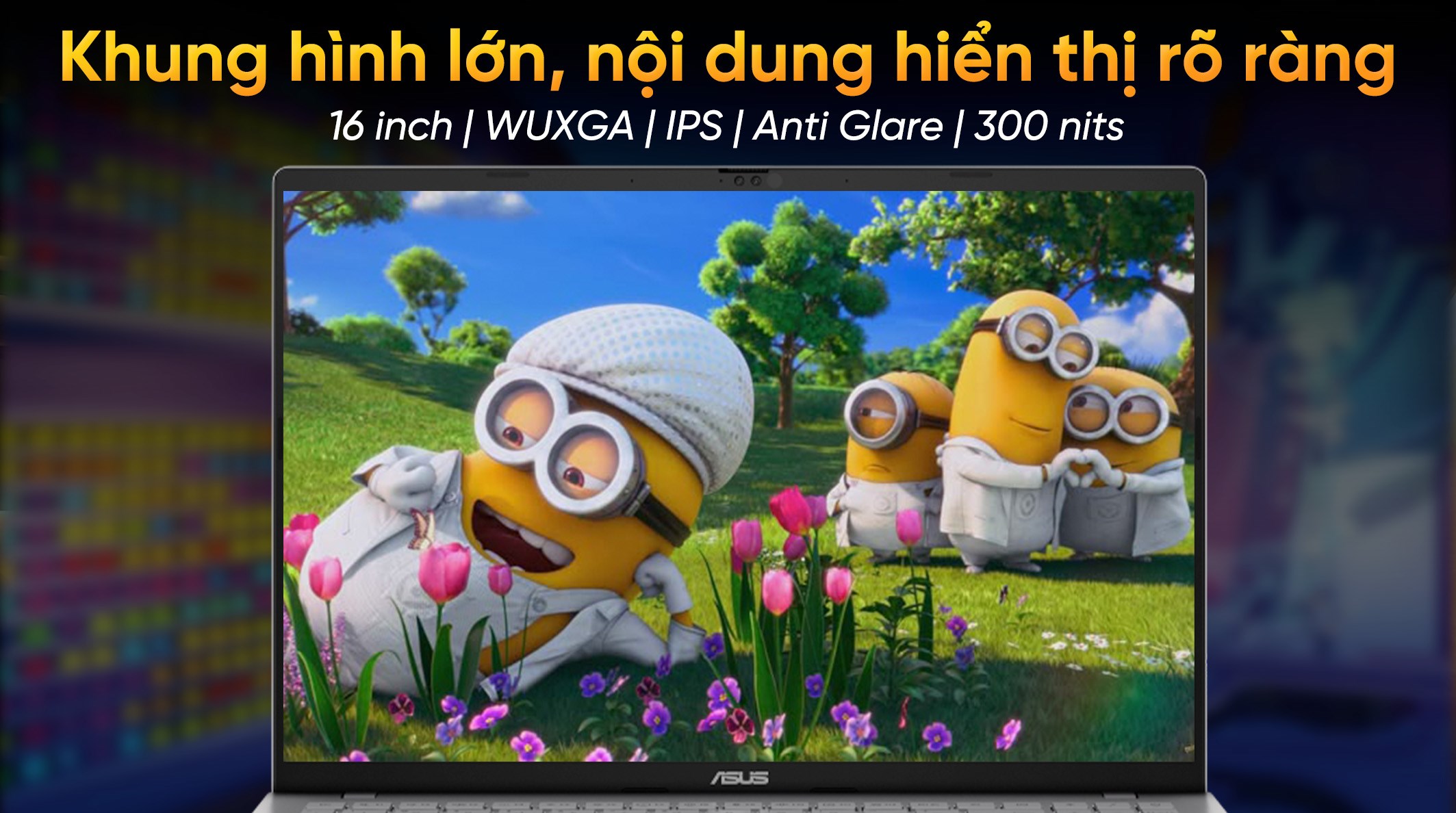 Laptop Asus Vivobook 16 A1607QA - MB067WS (X1 26 100, 16GB, 512GB, WUXGA, OfficeH24+365, Win11)