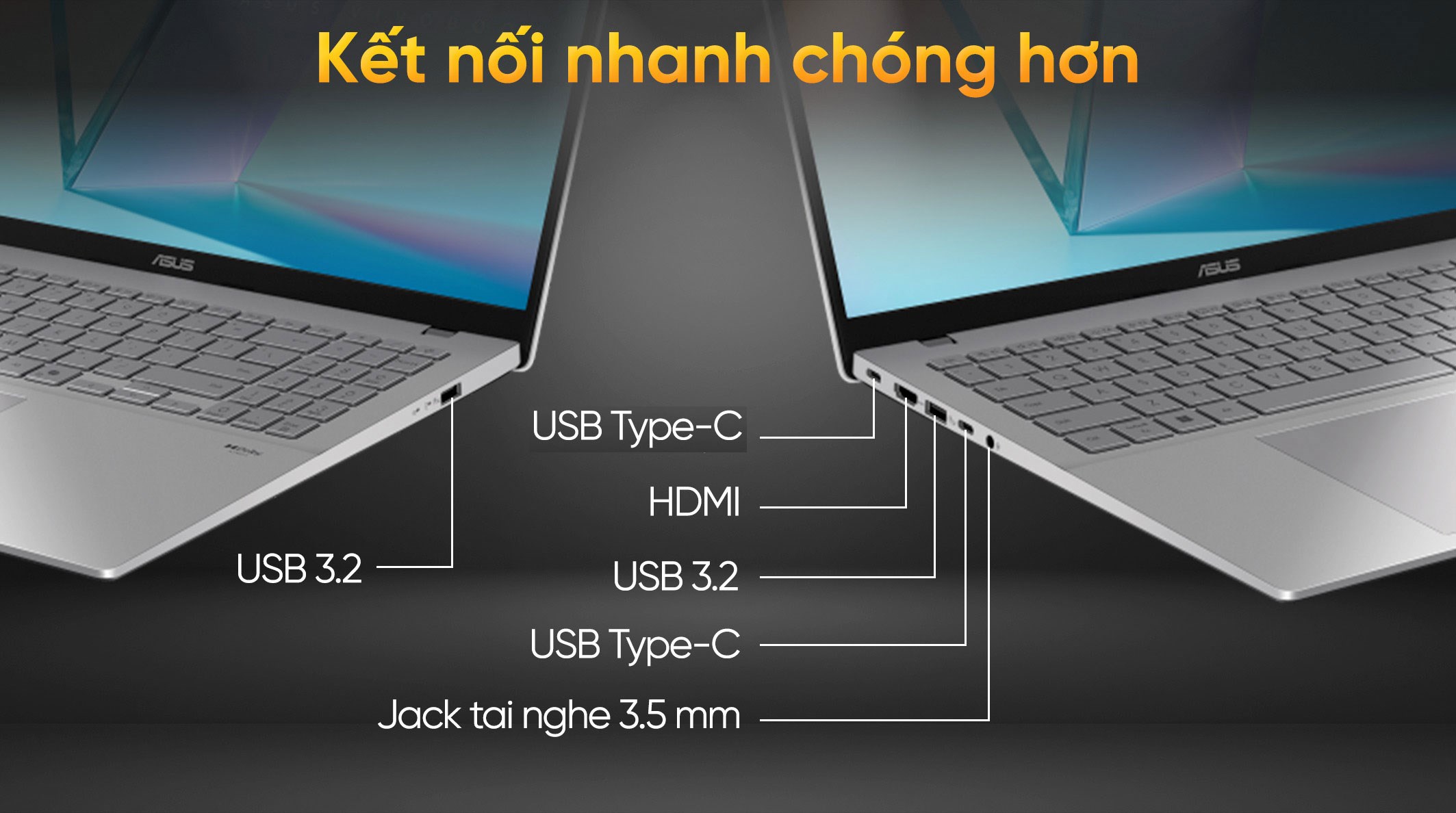 Laptop Asus Vivobook 16 A1607QA - MB067WS (X1 26 100, 16GB, 512GB, WUXGA, OfficeH24+365, Win11)