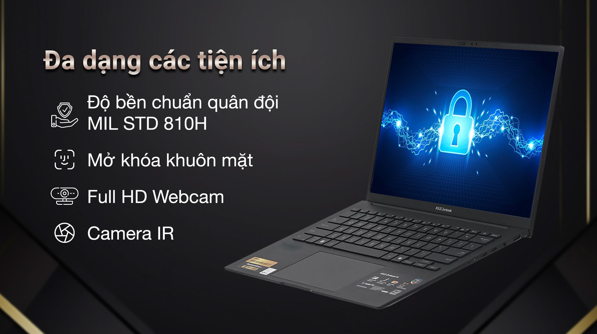 Laptop Asus Zenbook 14 UM3406KA - PP113WS (R7 AI 350, 16GB, 512GB, 2.8K 120Hz, OfficeH24+365, Win11)