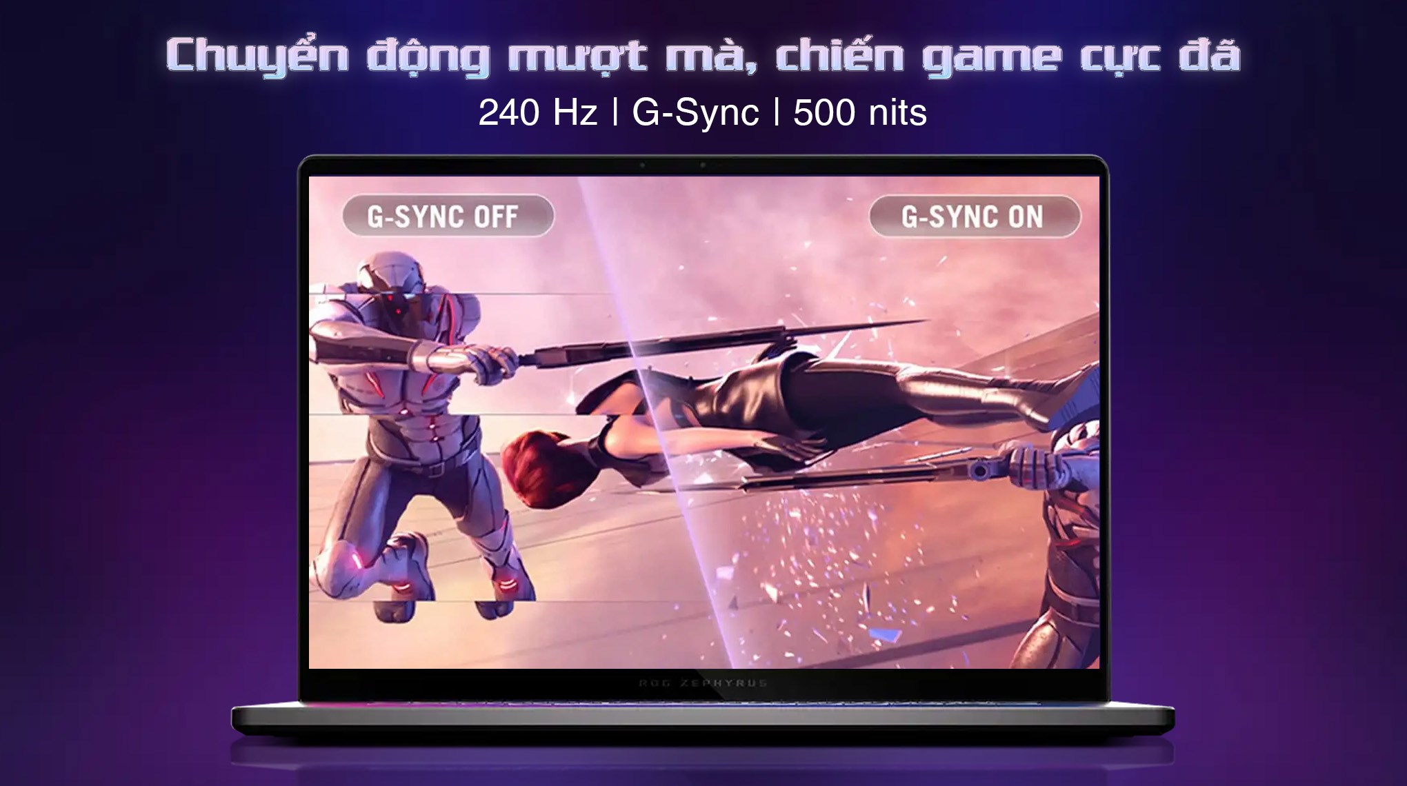 Laptop Asus Gaming ROG Zephyrus G16 GU605CM - QR078W (Ultra 9 285H, 32GB, 1TB, RTX 5060 8GB, WQXGA OLED 240Hz, Win11)