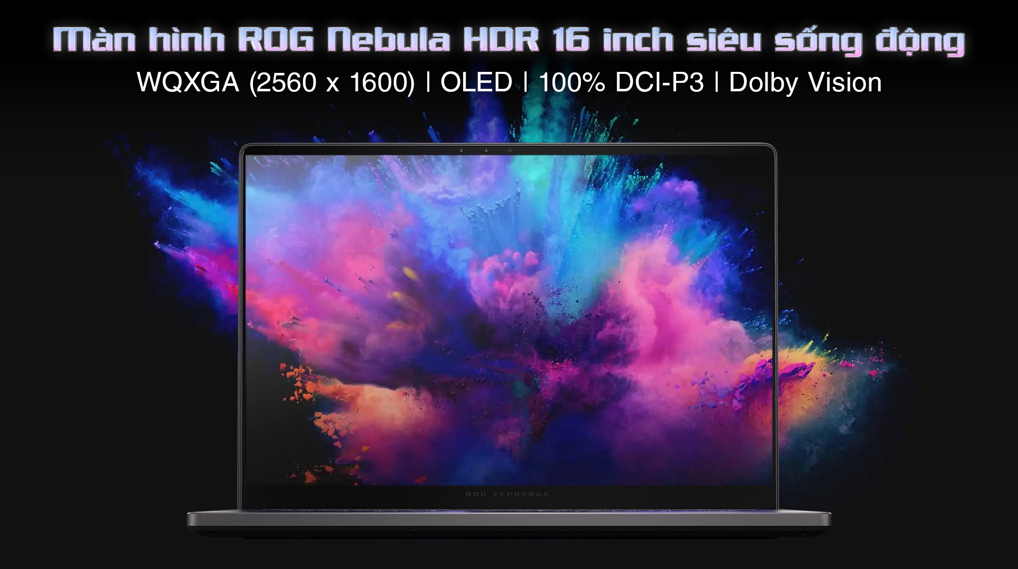 Laptop Asus Gaming ROG Zephyrus G16 GU605CM - QR078W (Ultra 9 285H, 32GB, 1TB, RTX 5060 8GB, WQXGA OLED 240Hz, Win11)