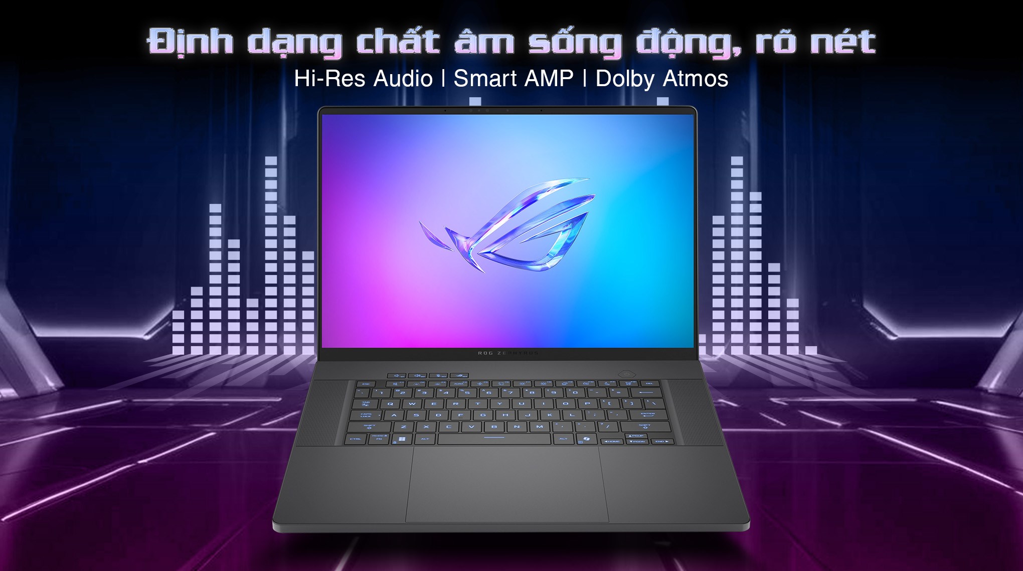 Laptop Asus Gaming ROG Zephyrus G16 GU605CM - QR078W (Ultra 9 285H, 32GB, 1TB, RTX 5060 8GB, WQXGA OLED 240Hz, Win11)