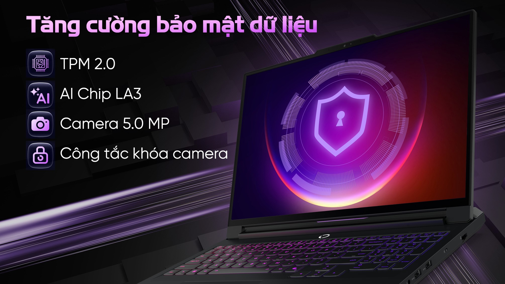 Laptop Lenovo Gaming Legion Pro 7 16IAX10H - 83F5008WVN (Ultra 9 275HX, 32GB, 1TB, RTX 5080 16GB, WQXGA OLED 240Hz, OfficeH24, Win11)