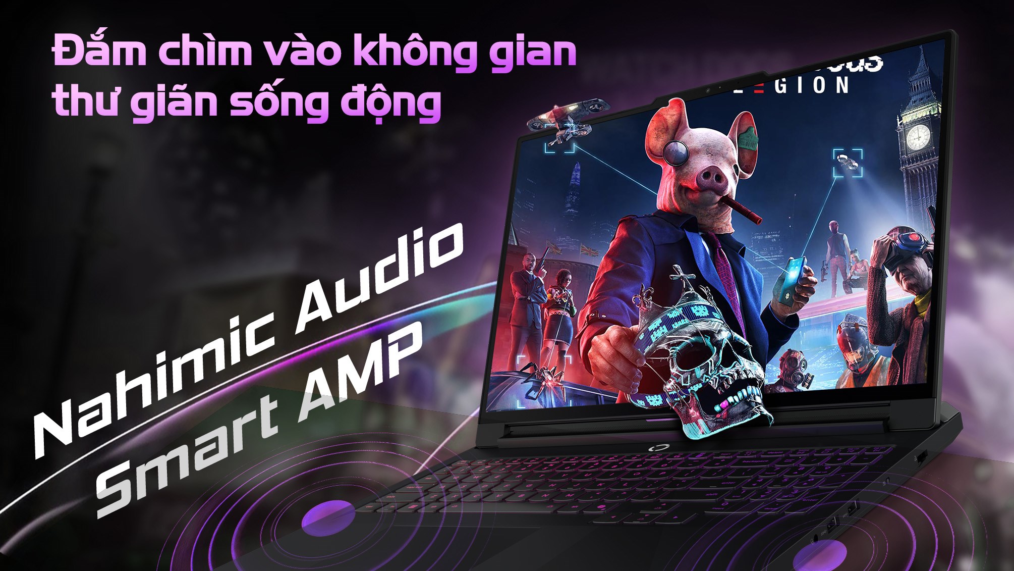 Laptop Lenovo Gaming Legion Pro 7 16IAX10H - 83F5008WVN (Ultra 9 275HX, 32GB, 1TB, RTX 5080 16GB, WQXGA OLED 240Hz, OfficeH24, Win11)