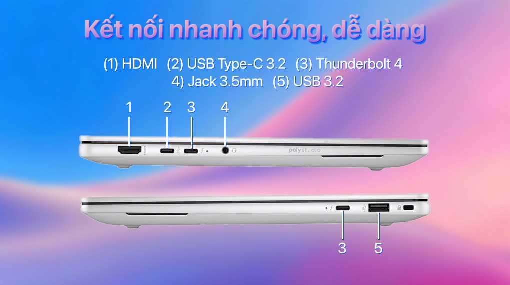 Laptop HP EliteBook X G1a 14 AI - B9FE4PT (R9 AI HX PRO 375, 32GB, 1TB, 2.8K OLED 120Hz, Cảm ứng, Win11 Pro)
