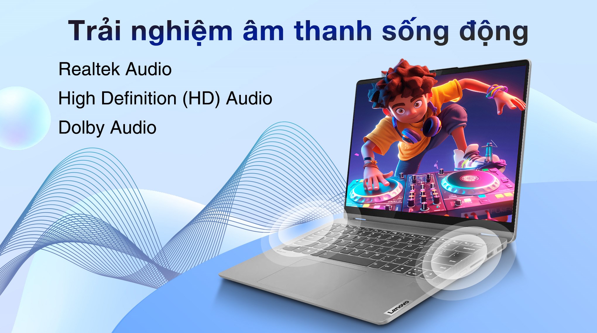 Laptop Lenovo IdeaPad Flex 5 14ABR8 - 82XX00FVVN (R5 5625U, 16GB, 512GB, WUXGA, Cảm ứng, Win11)