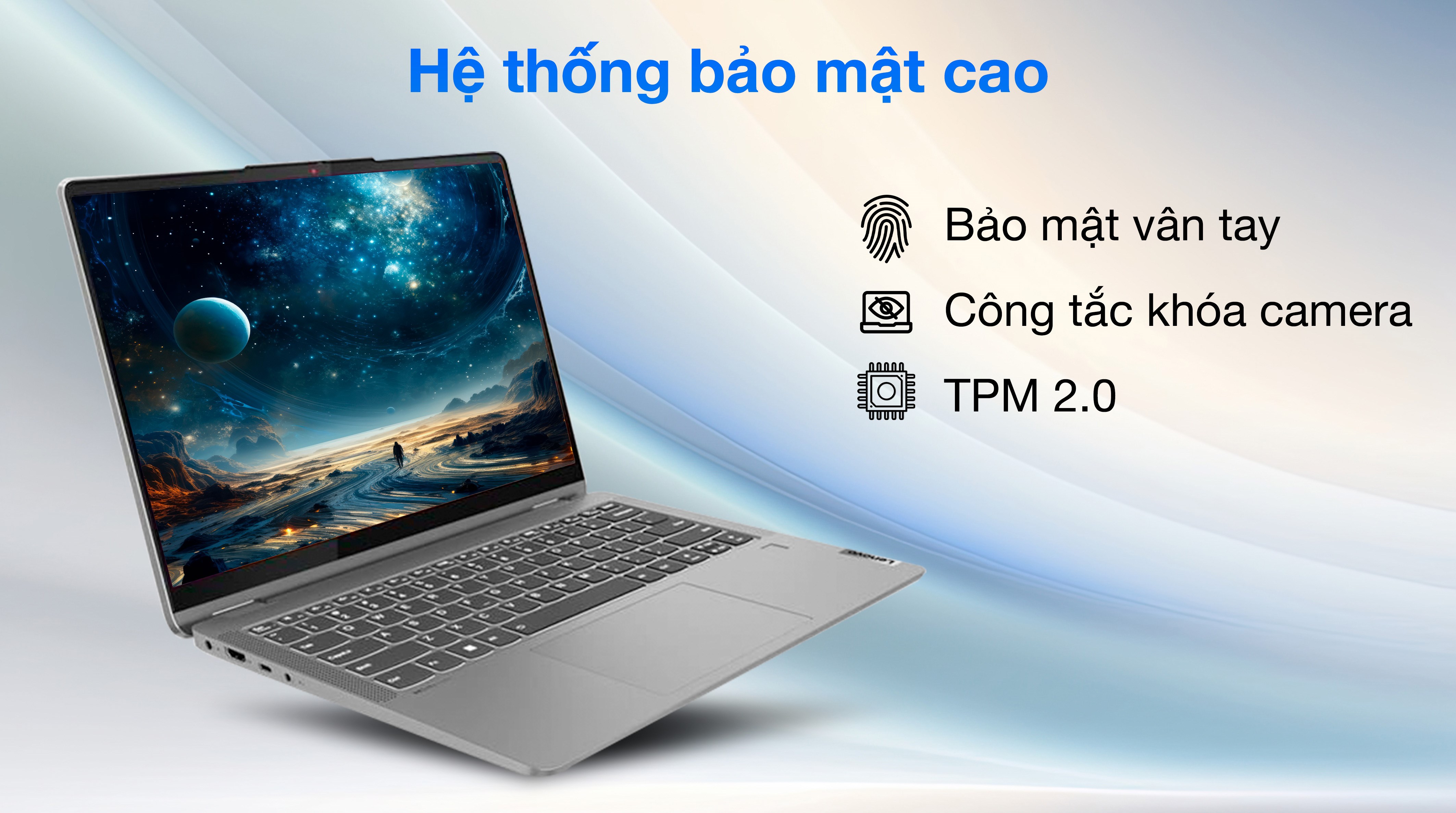 Laptop Lenovo IdeaPad Flex 5 14ABR8 - 82XX00FWVN (R7 5825U, 16GB, 512GB, WUXGA, Cảm ứng, Win11)