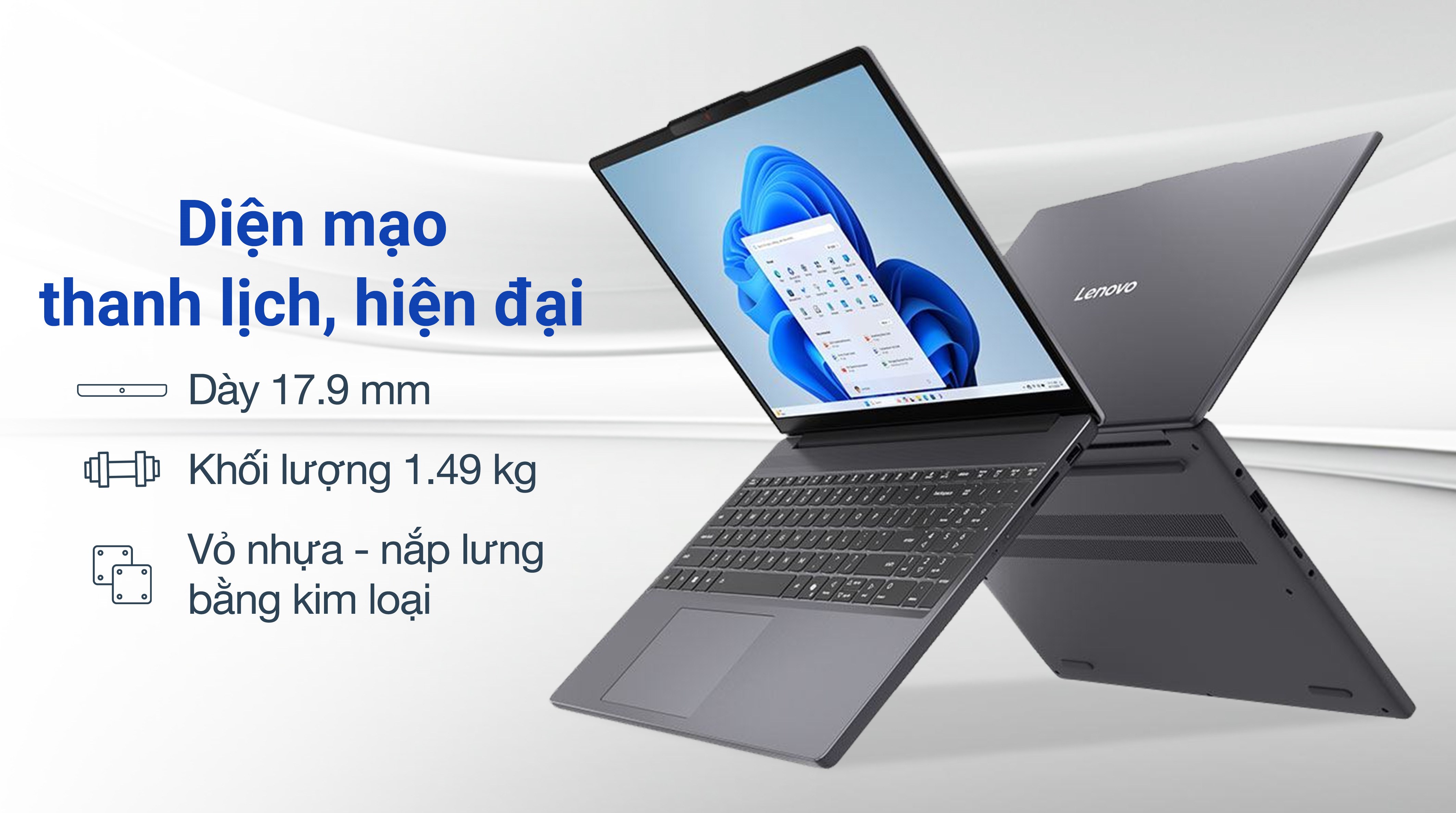 Laptop Lenovo IdeaPad Slim 3 OLED 15IRH10 - 83K1002NVN (i5 13420H, 24GB, 512GB, WQXGA OLED 165Hz, Win11)
