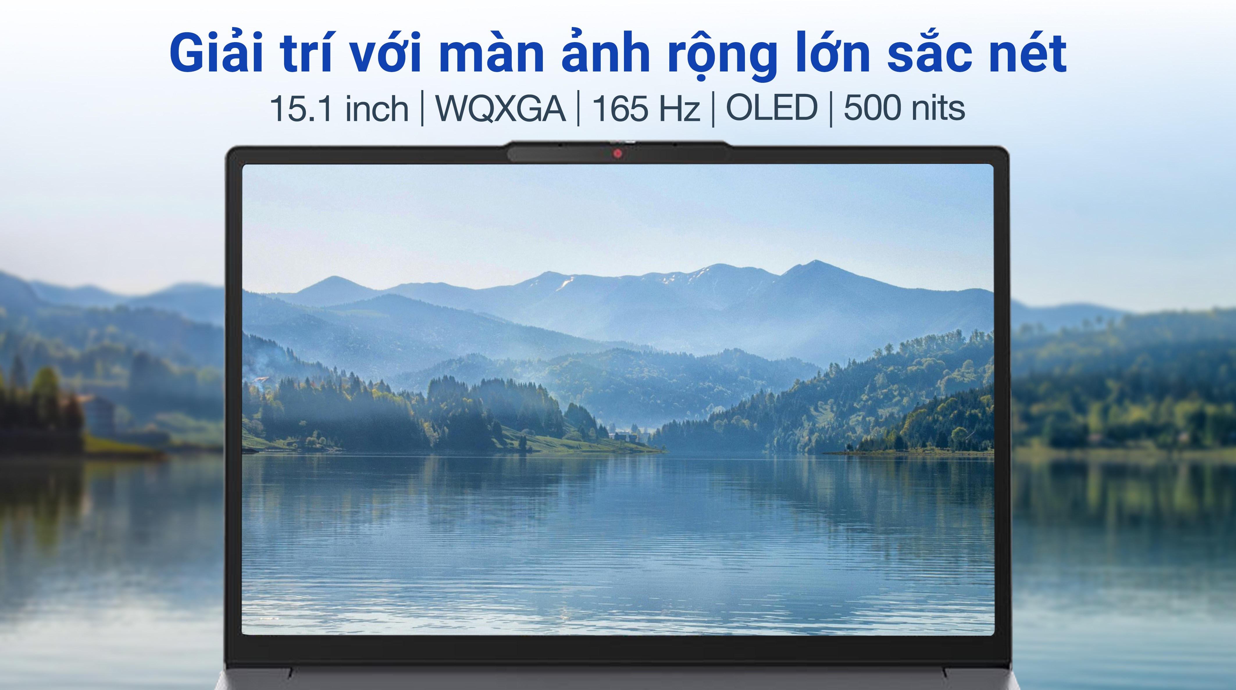 Laptop Lenovo IdeaPad Slim 3 OLED 15IRH10 - 83K1002NVN (i5 13420H, 24GB, 512GB, WQXGA OLED 165Hz, Win11)