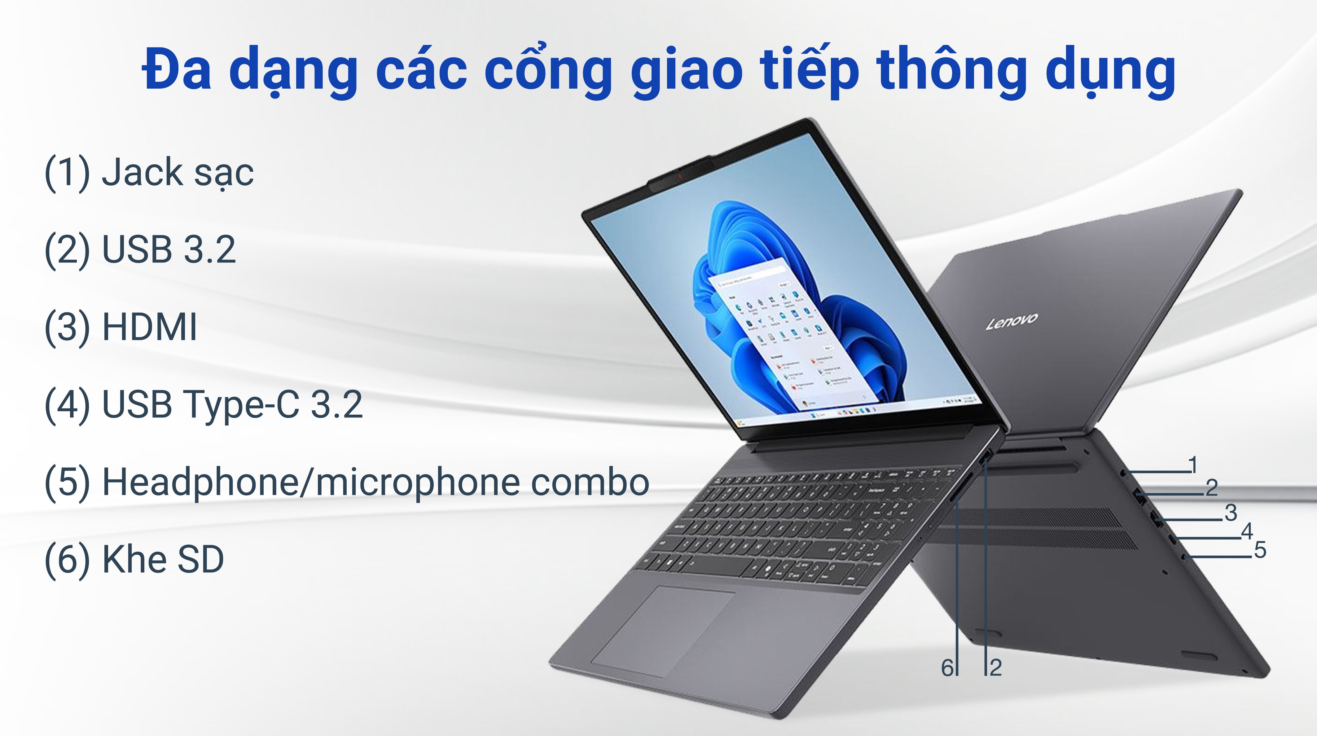 Laptop Lenovo IdeaPad Slim 3 OLED 15IRH10 - 83K1002NVN (i5 13420H, 24GB, 512GB, WQXGA OLED 165Hz, Win11)