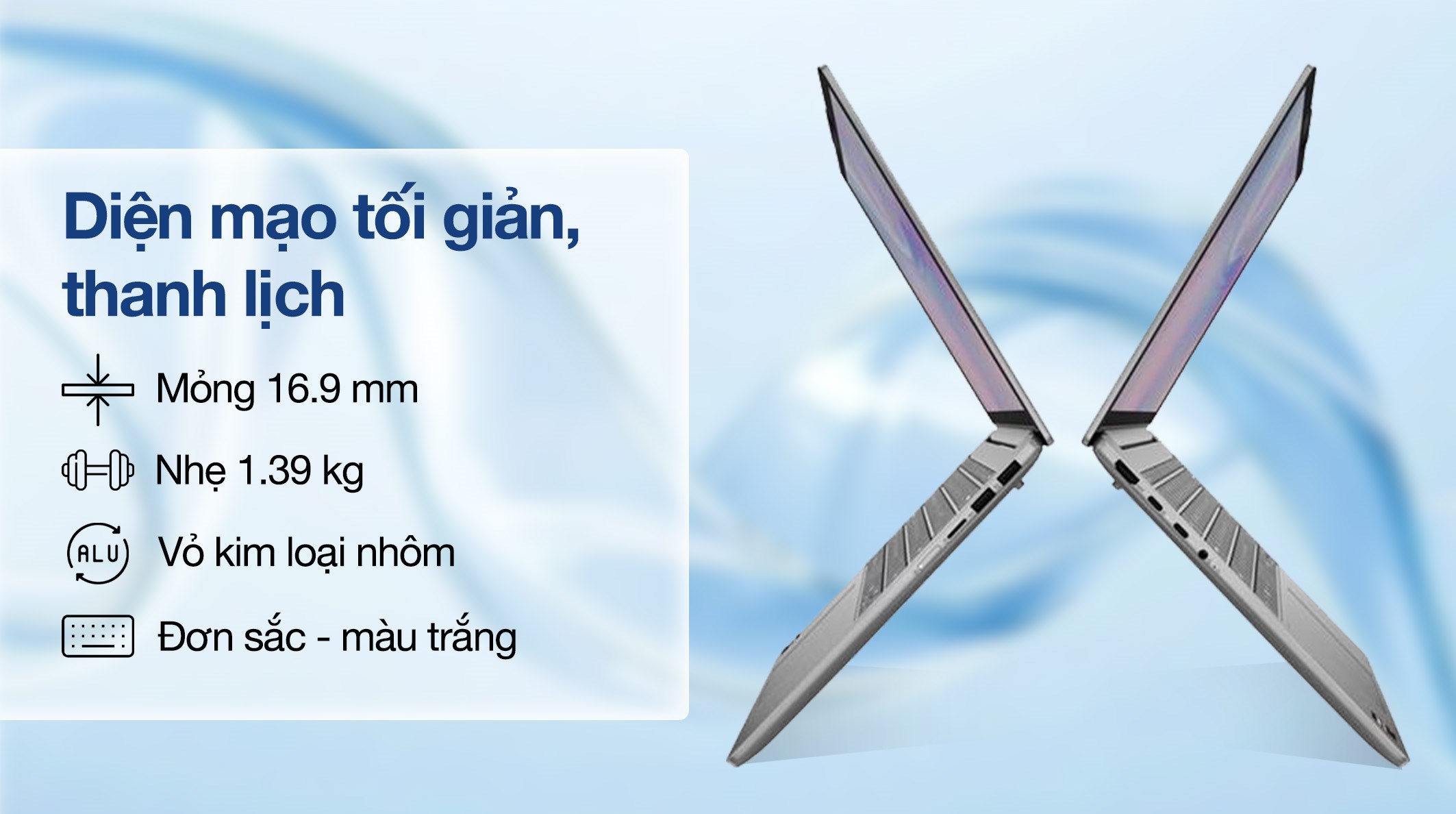 Laptop Lenovo IdeaPad Slim 5 OLED 14AKP10 - 83HX0065VN (R5 AI 340, 32GB, 512GB, WUXGA OLED, Win11)