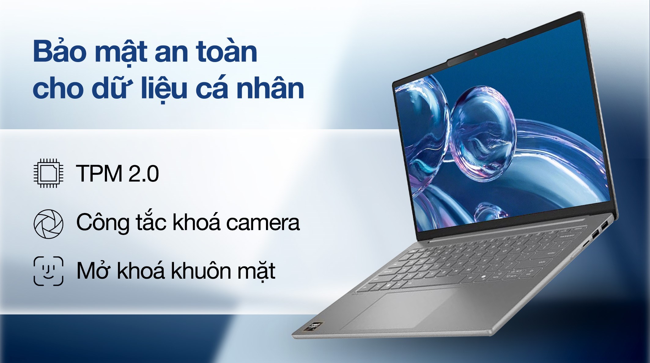 Laptop Lenovo IdeaPad Slim 5 OLED 14AKP10 - 83HX0065VN (R5 AI 340, 32GB, 512GB, WUXGA OLED, Win11)