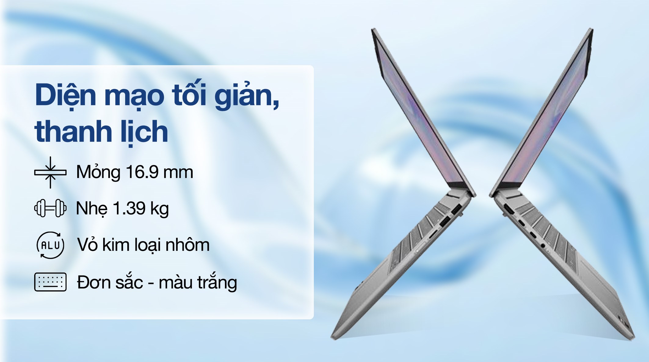 Laptop Lenovo IdeaPad Slim 5 OLED 14AKP10 - 83HX0066VN (R7 AI 350, 32GB, 512GB, WUXGA OLED, Win11)