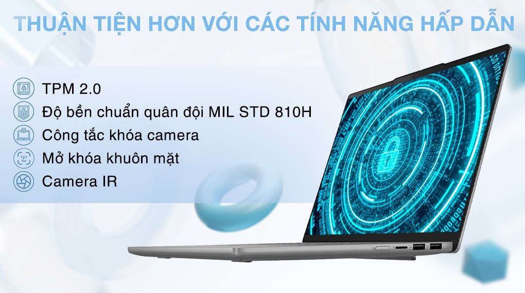 Laptop Lenovo IdeaPad Slim 5 OLED 14IAH10 - 83NC0016VN (Ultra 5 225H, 24GB, 1TB, WUXGA OLED, Win11)