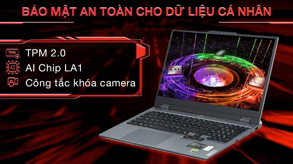 Laptop Lenovo Gaming LOQ 15ARP9 - 83JC00HXVN (R5 7235HS, 12GB, 512GB, RTX 3050 6GB, Full HD 144Hz, Win11)