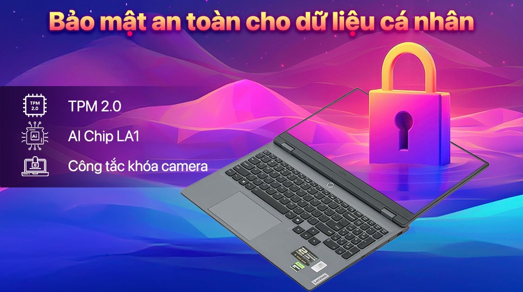 Laptop Lenovo Gaming LOQ 15ARP9 - 83JC00HYVN (R5 7235HS, 24GB, 512GB, RTX 3050 6GB, Full HD 144Hz, Win11)