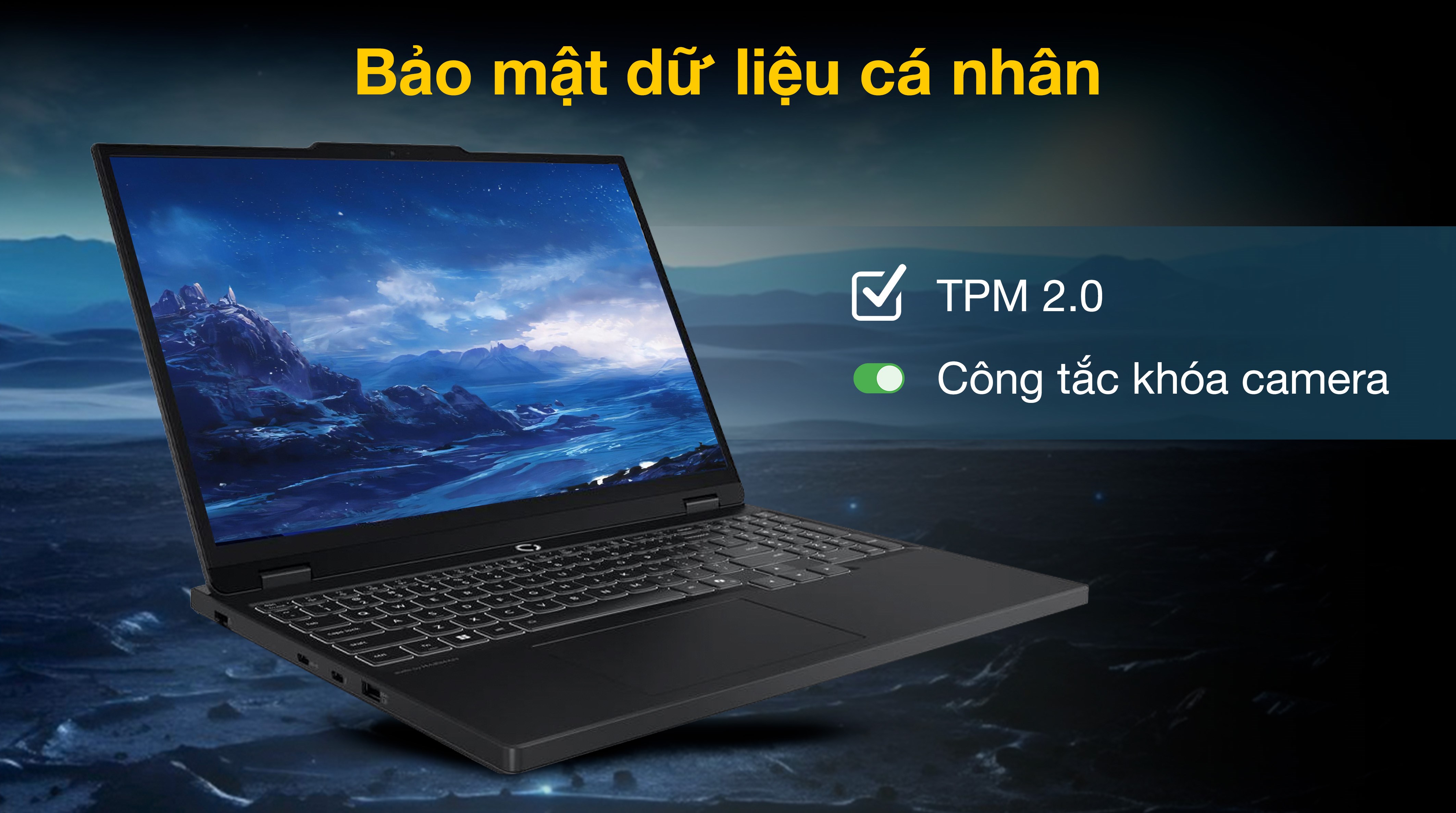 Laptop Lenovo Gaming Legion 5 15IAX10 - 83F0003BVN (Ultra 7 255HX, 32GB, 1TB, RTX 5070 8GB, WQXGA OLED 165Hz, OfficeH24, Win11)