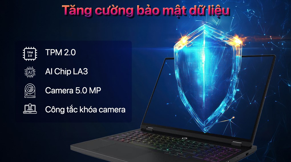 Laptop Lenovo Gaming Legion 5 Pro 16IAX10 - 83F3002GVN (Ultra 9 275HX, 32GB, 1TB, RTX 5070 8GB, WQXGA OLED 165Hz, OfficeH24, Win11)