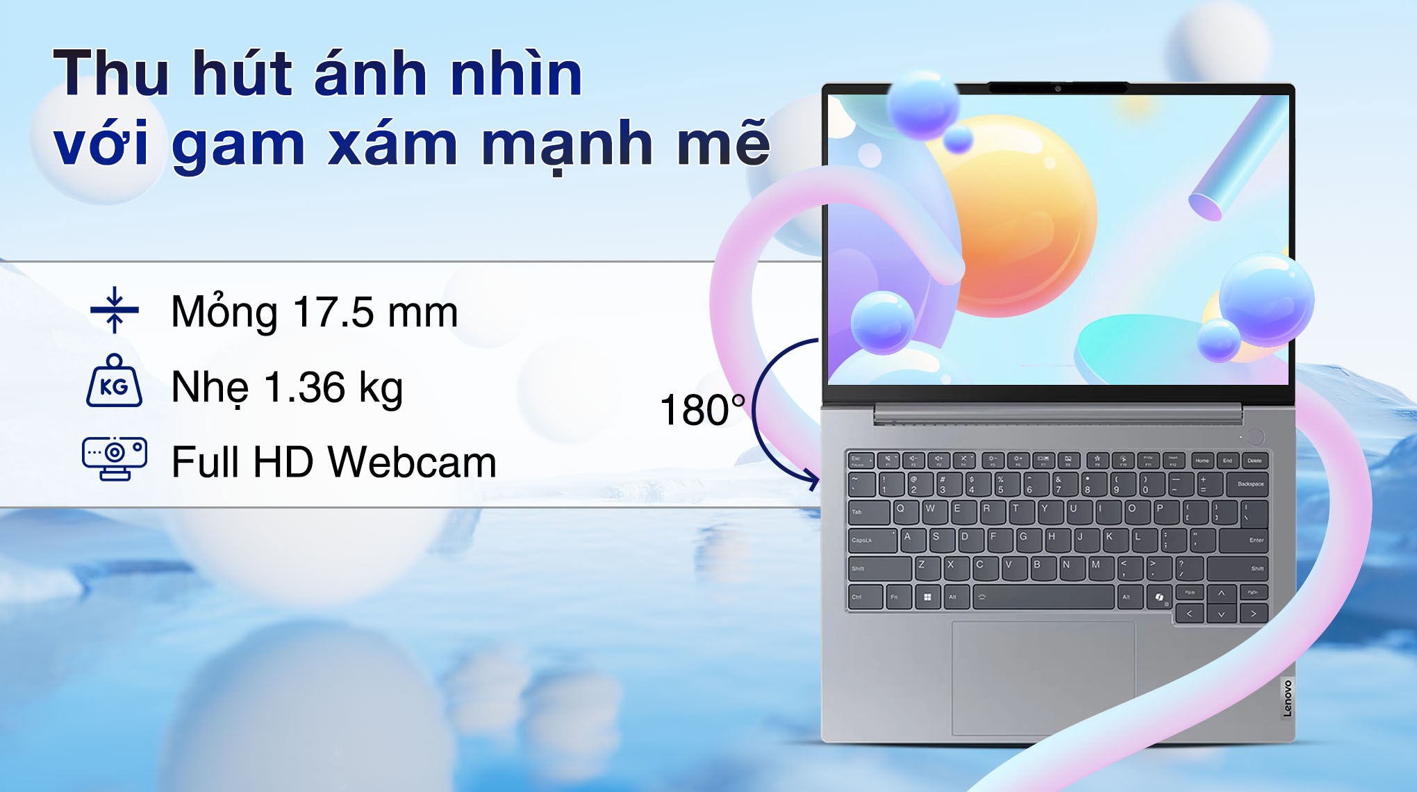 Laptop Lenovo ThinkBook 14 - 21SJ006YVN (Ultra 7 255H, 32GB, 1TB, WUXGA, Win11)