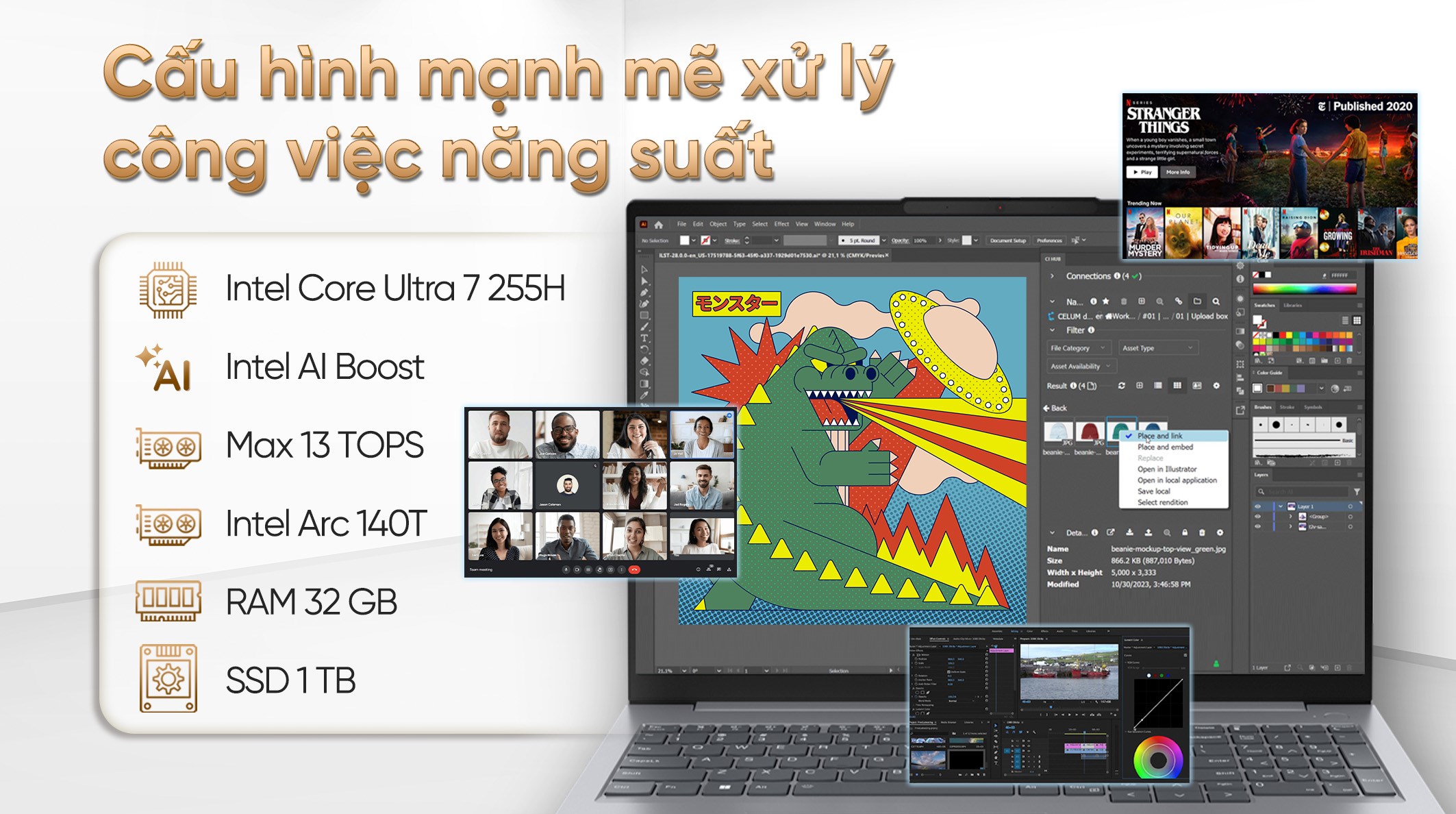 Laptop Lenovo ThinkBook 16 - 21SK006YVN (Ultra 7 255H, 32GB, 1TB, WUXGA, Win11)