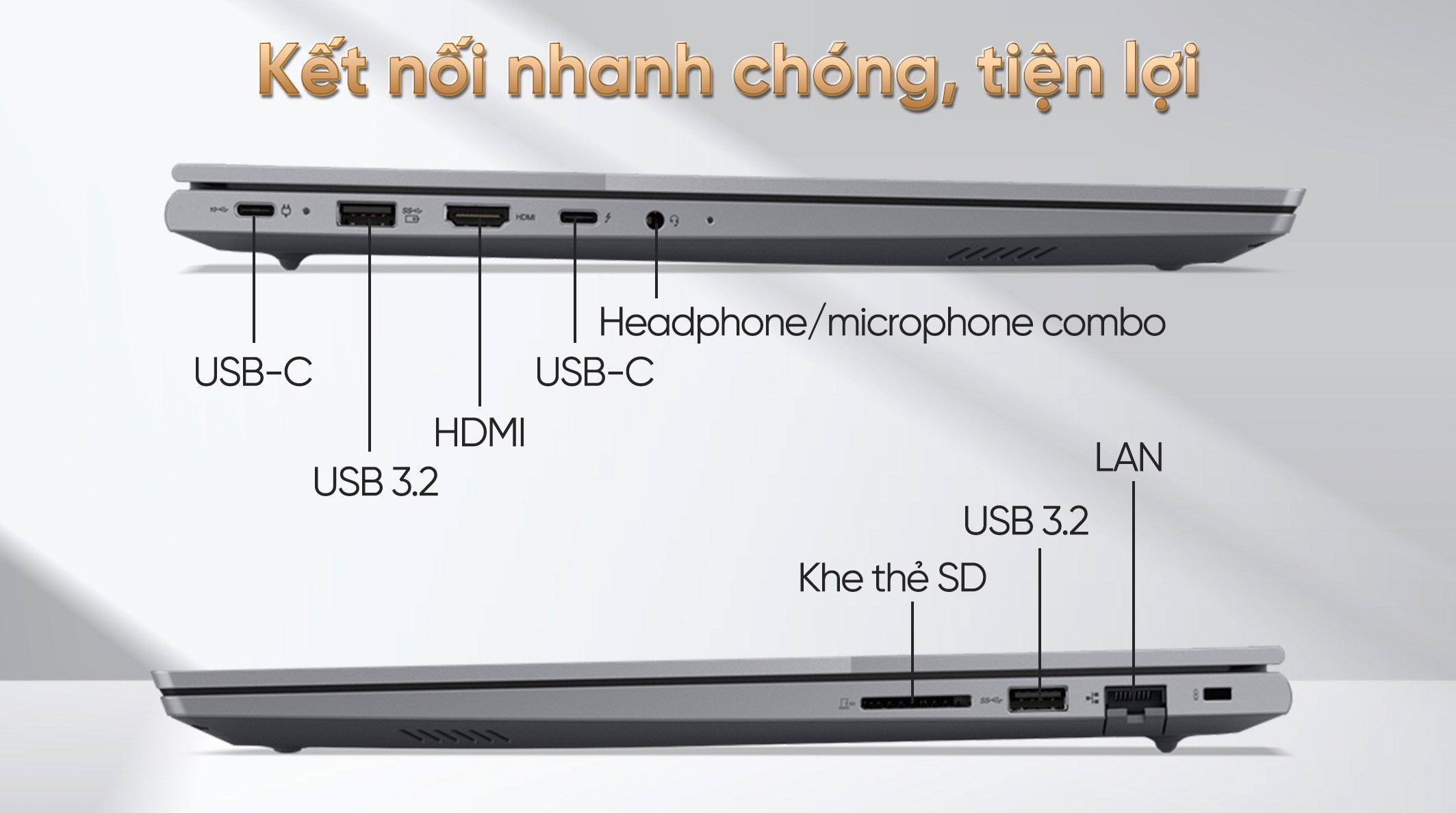 Laptop Lenovo ThinkBook 16 - 21SK006YVN (Ultra 7 255H, 32GB, 1TB, WUXGA, Win11)