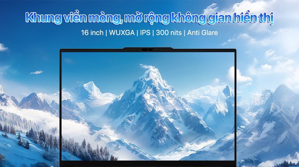 Laptop Lenovo ThinkPad E16 - 21SR002SVN (Ultra 7 255H, 32GB, 512GB, WUXGA, Win11)