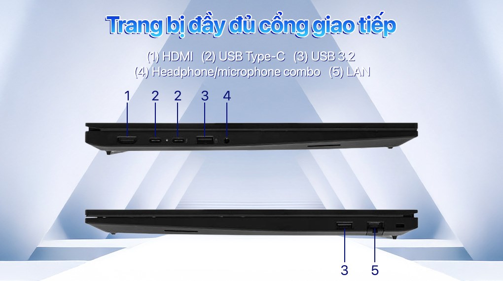 Laptop Lenovo ThinkPad E16 - 21SR002SVN (Ultra 7 255H, 32GB, 512GB, WUXGA, Win11)