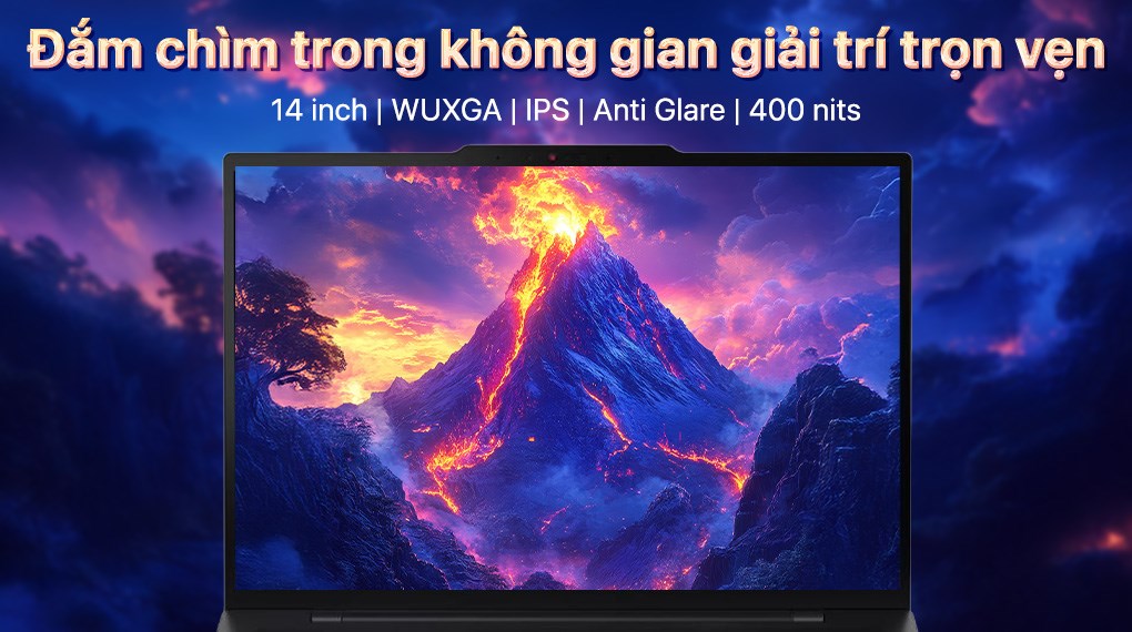 Laptop Lenovo ThinkPad T14s - 21R1000AVN (Ultra 7 255H, 32GB, 512GB, WUXGA, Win11 Pro)