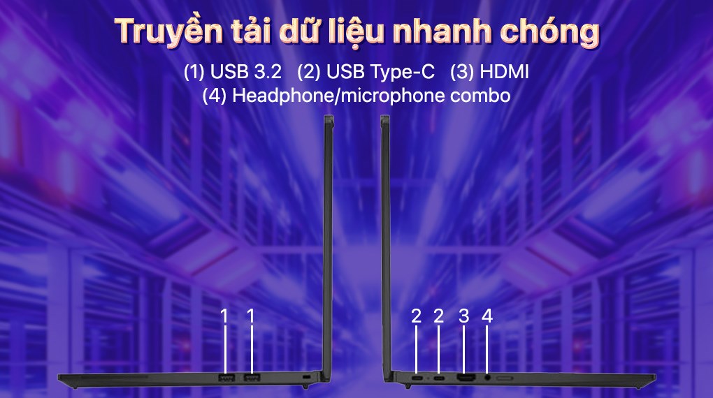 Laptop Lenovo ThinkPad T14s - 21R1000AVN (Ultra 7 255H, 32GB, 512GB, WUXGA, Win11 Pro)