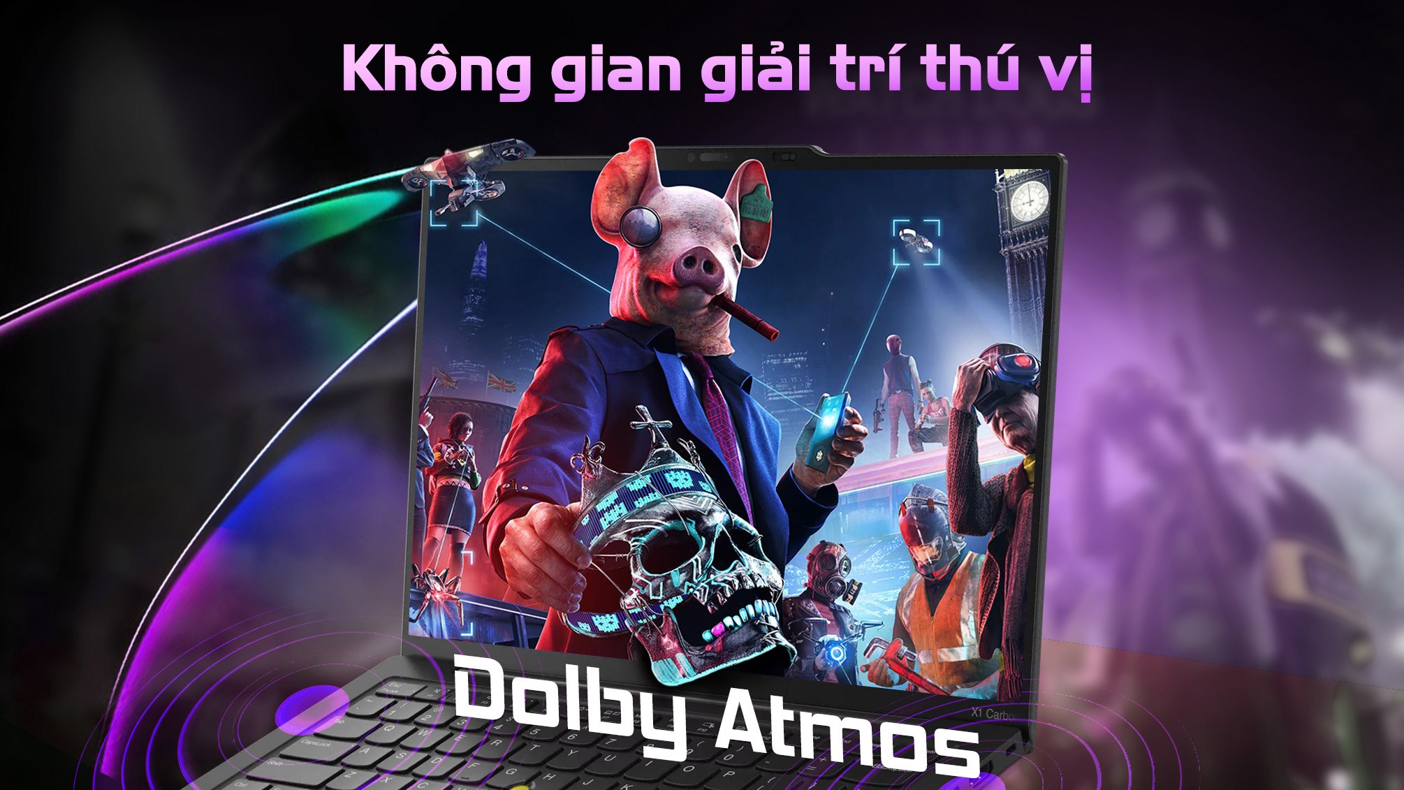 Laptop Lenovo ThinkPad X1 Carbon - 21NX003BVN (Ultra 7 255H, 32GB, 1TB, 2.8K OLED 120Hz, Cảm ứng, Win11 Pro)