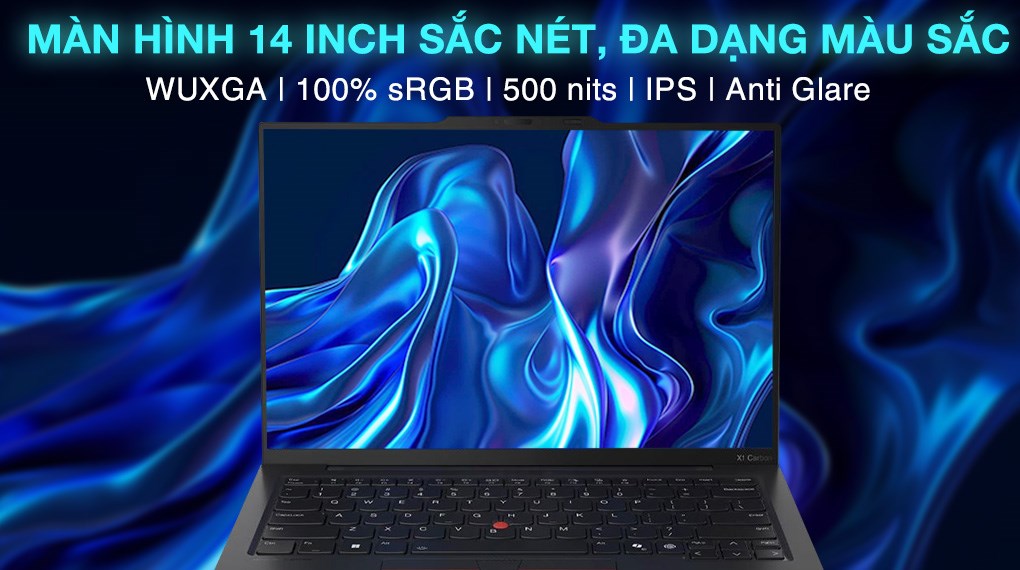 Laptop Lenovo ThinkPad X1 Carbon - 21NX0038VN (Ultra 5 225H, 32GB, 1TB, WUXGA, Win11 Pro)