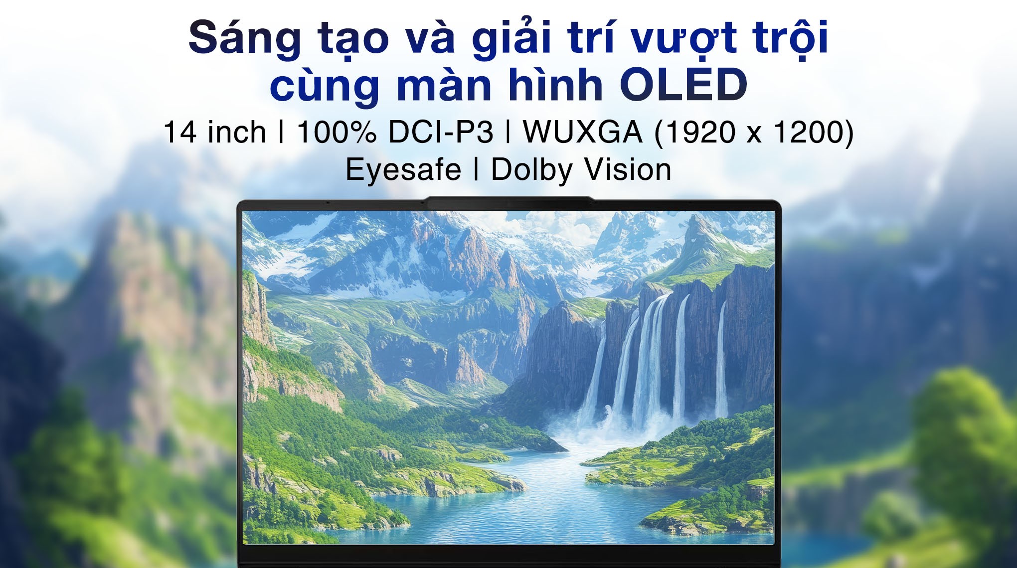 Laptop Lenovo Yoga Slim 7 OLED 14IMH9 - 83CV00AHVN (Ultra 5 125H, 16GB, 1TB, WUXGA OLED, OfficeHS+365, Win11)