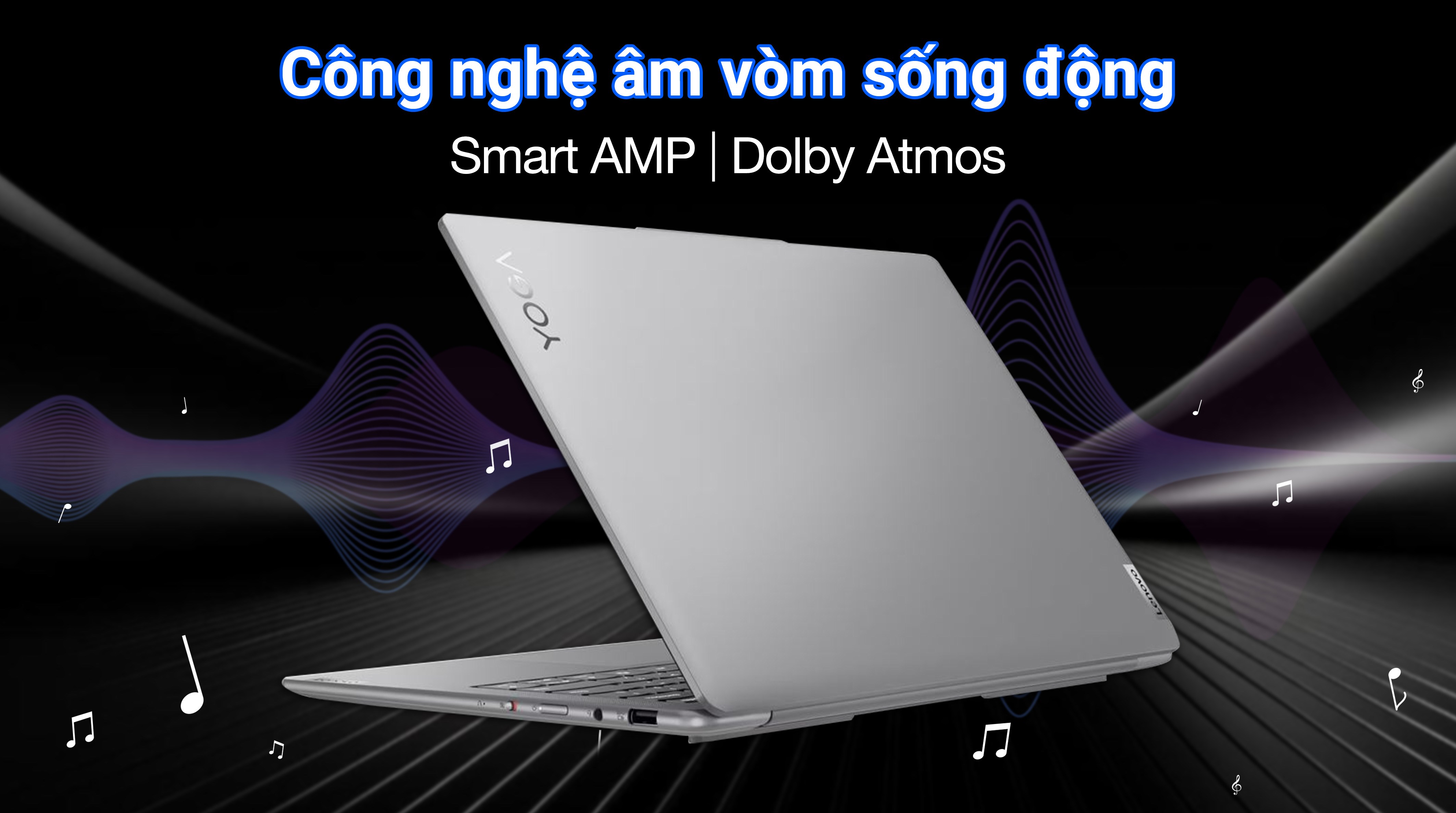 Laptop Lenovo Yoga Slim 7 OLED 14IMH9 - 83CV00AJVN (Ultra 7 155H, 32GB, 1TB, WUXGA OLED, OfficeHS+365, Win11)