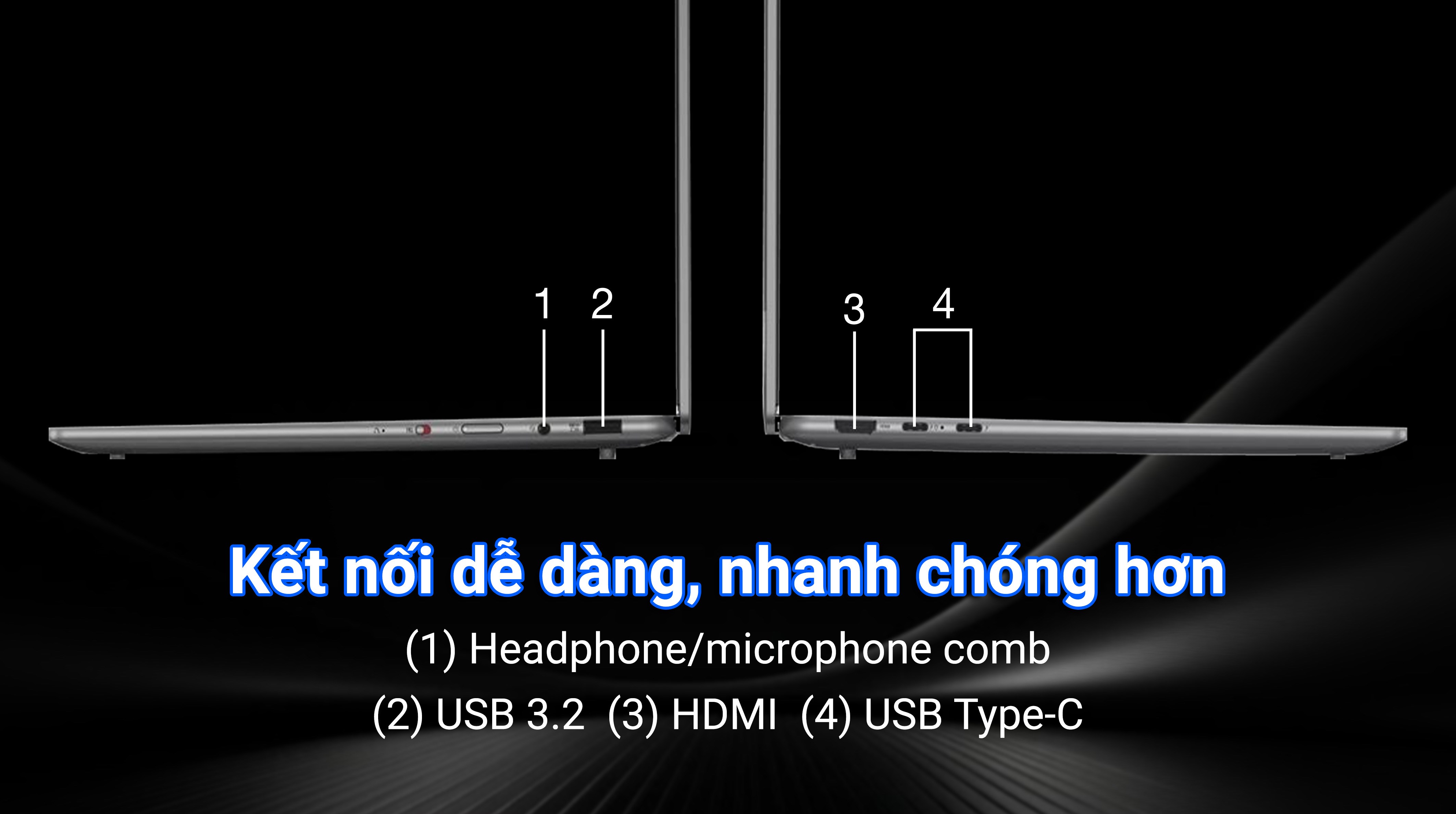 Laptop Lenovo Yoga Slim 7 OLED 14IMH9 - 83CV00AJVN (Ultra 7 155H, 32GB, 1TB, WUXGA OLED, OfficeHS+365, Win11)