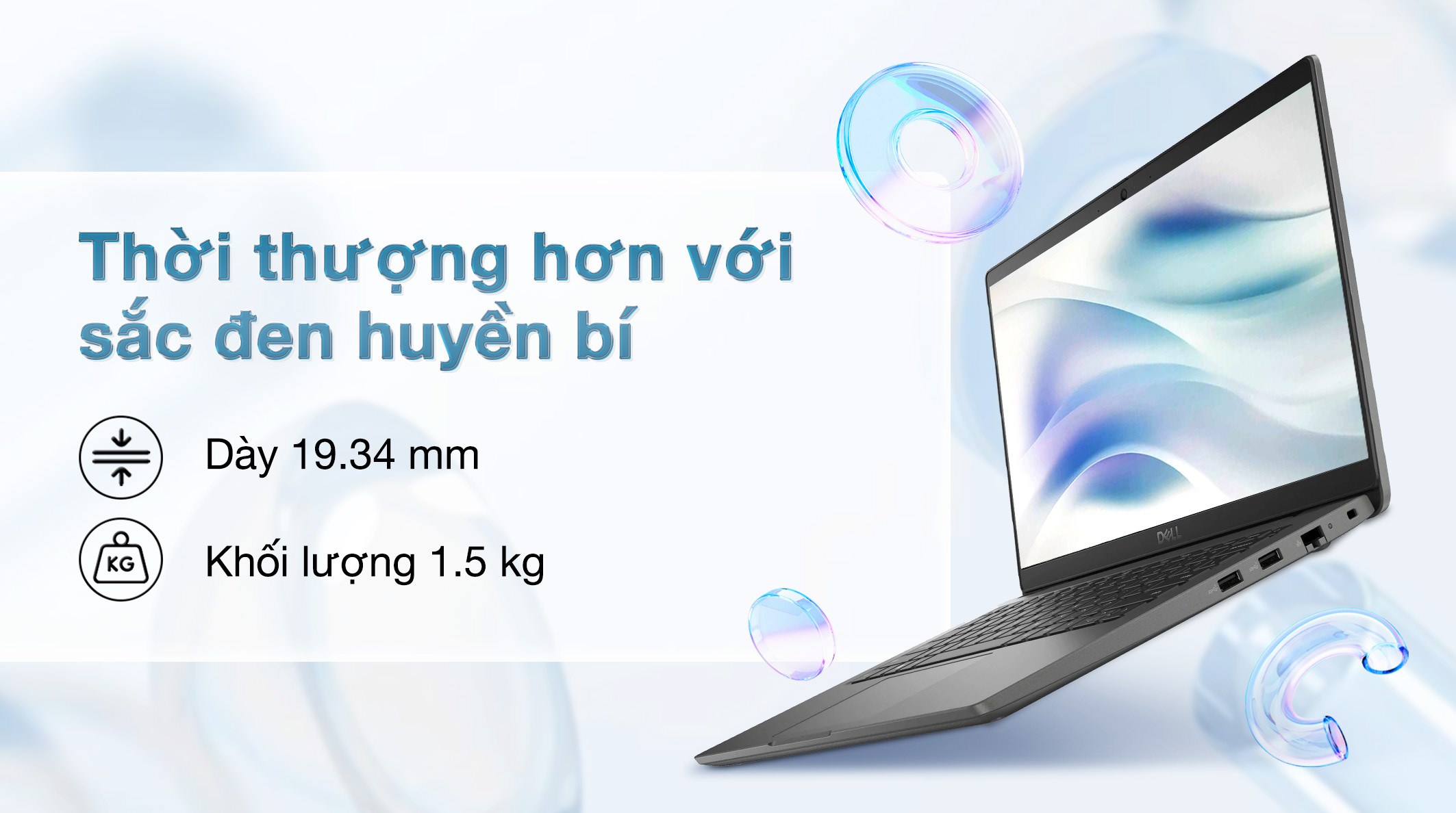 Laptop Dell Latitude 3450 - L3450-1335U-16512WN (i5 1335U, 16GB, 512GB, Full HD, Win11)