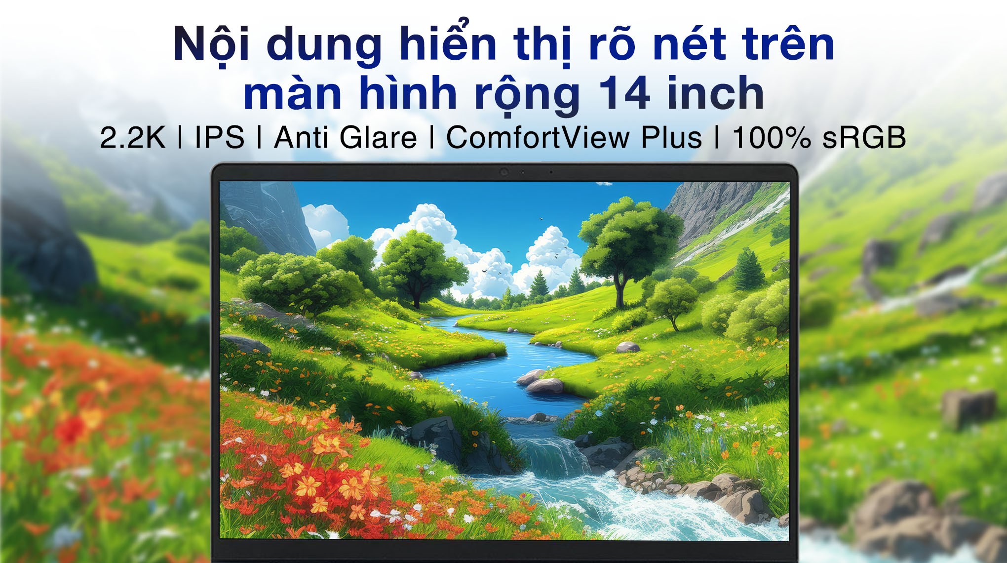 Laptop Dell Inspiron 14 5440 - N5440-C5U165W11IBD2 (Core 5 120U, 16GB, 512GB, MX570A 2GB, 2.2K, OfficeHS, Win11)