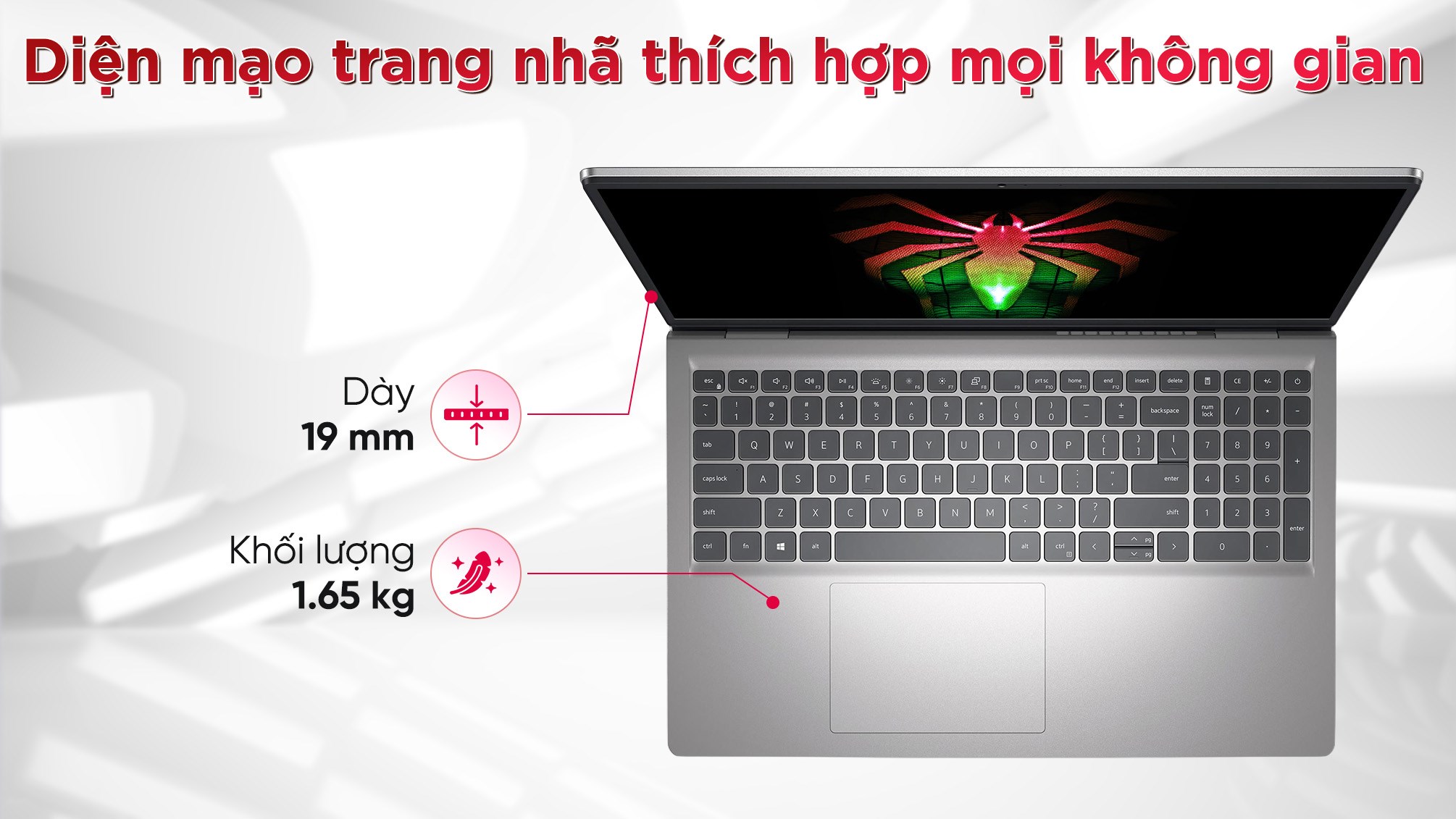 Laptop Dell Inspiron 15 3530 - P16WD22 (i5 1334U, 16GB, 512GB, Full HD 120Hz, OfficeH24+365, Win11)