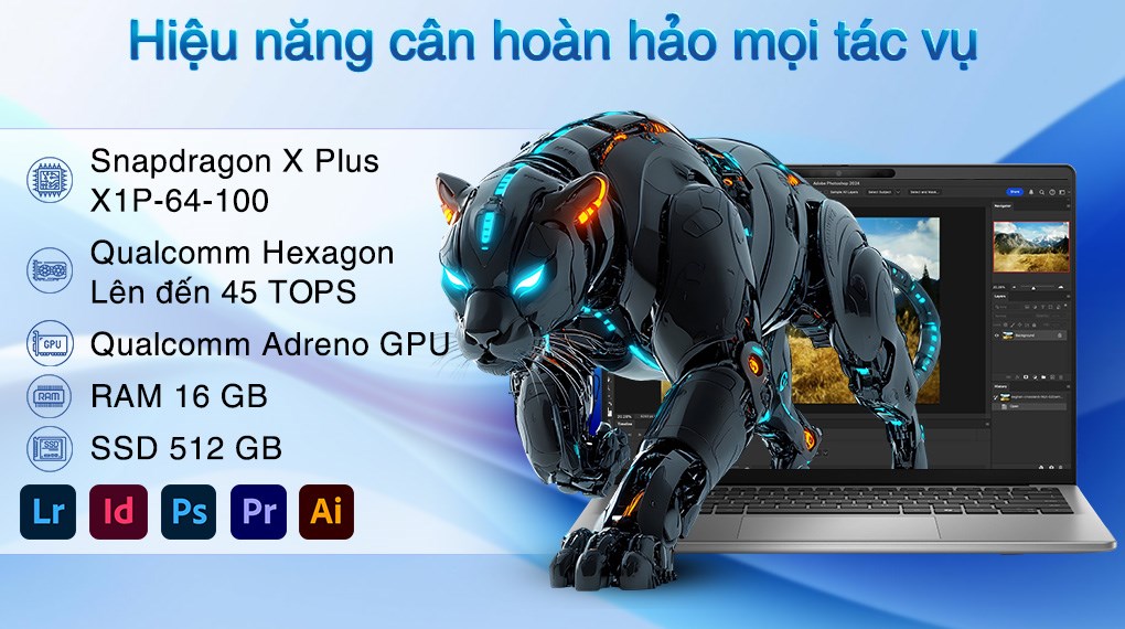 Laptop Dell Inspiron 14 5441 - 5MNK1 (X1P 64 100, 16GB, 512GB, Full HD+, OfficeH24+365, Win11)