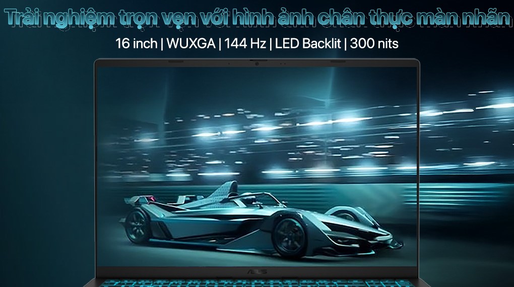 Laptop Asus Gaming V16 V3607VU - RP192W (Core 5 210H, 16GB, 512GB, RTX 4050 6GB, WUXGA 144Hz, Win11)