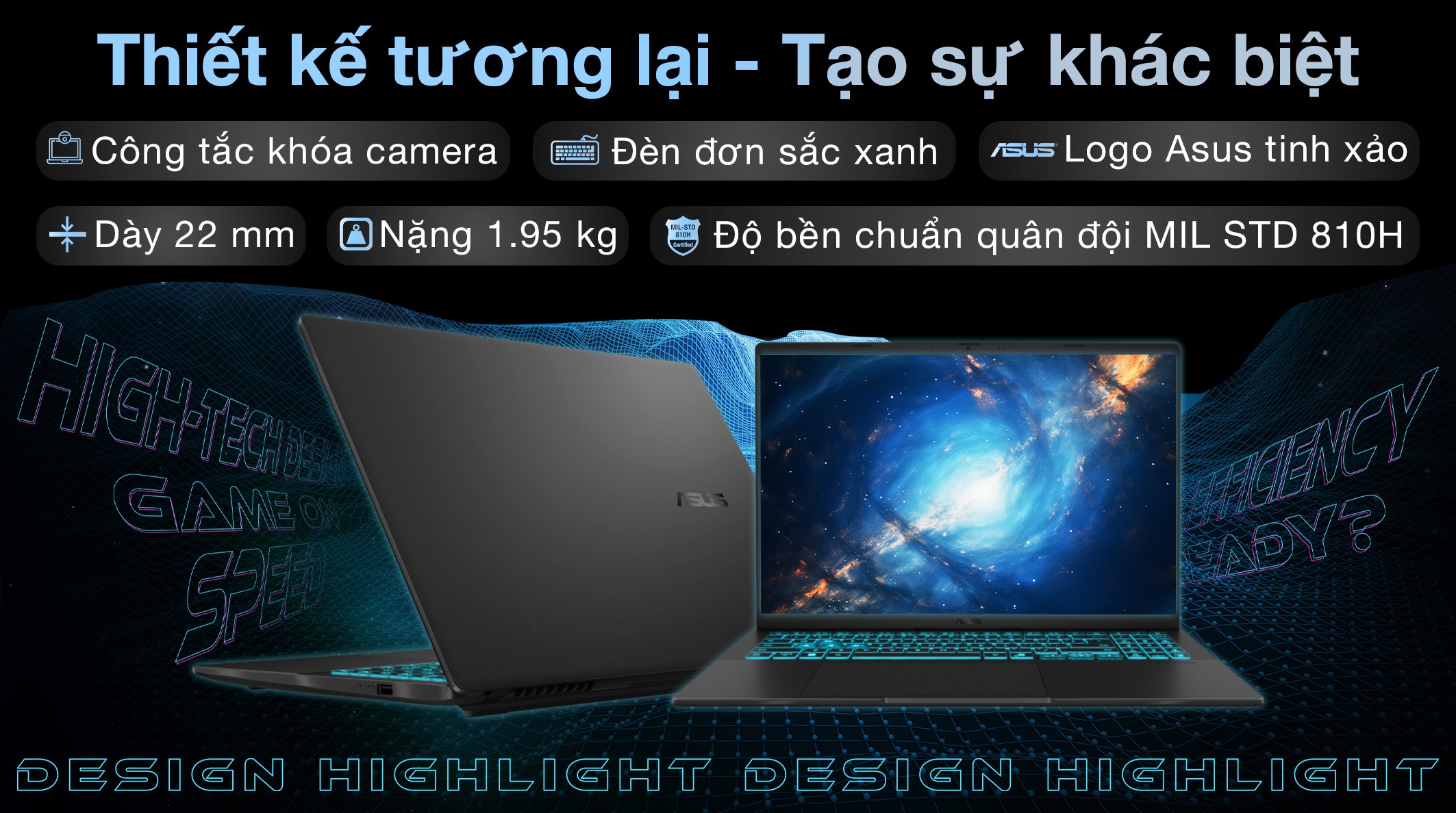 Laptop Asus Gaming V16 V3607VH - RP024W (Core 5 210H, 16GB, 512GB, RTX 5050 8GB, WUXGA 144Hz, Win11)