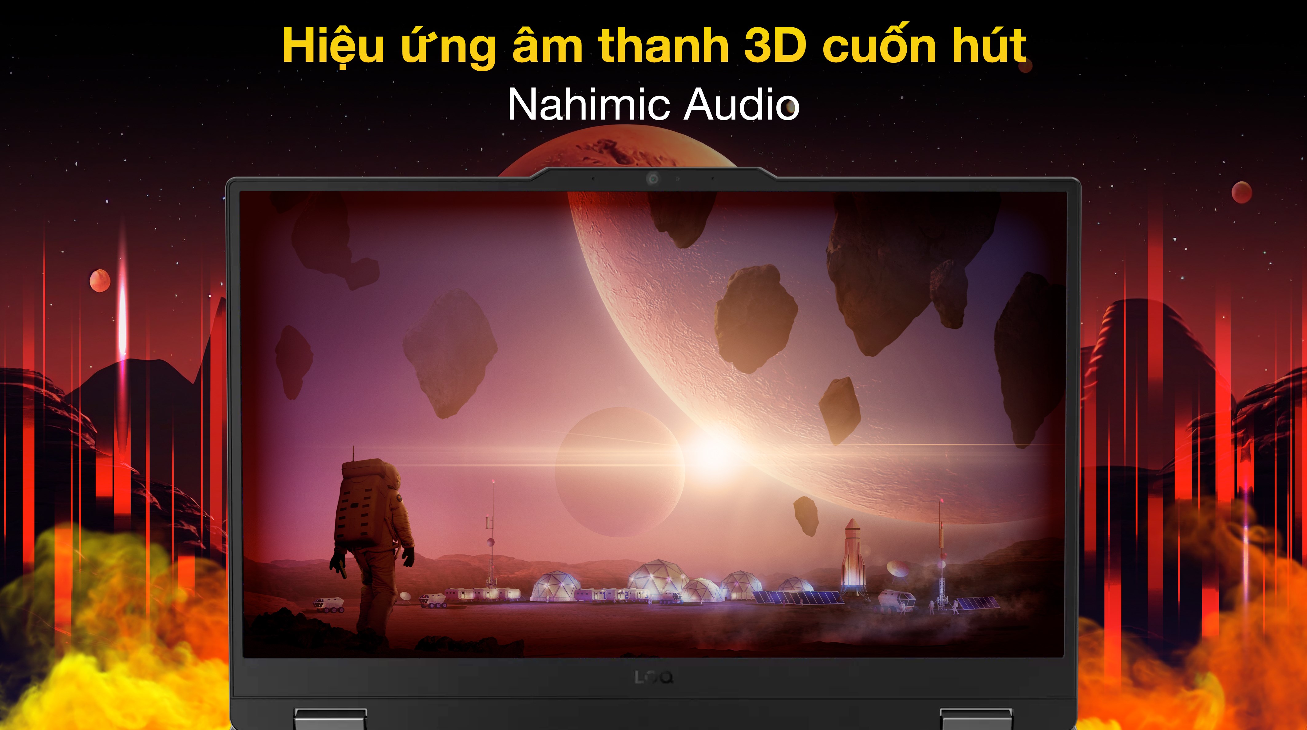 Laptop Lenovo Gaming LOQ 15ARP9 - 83JC00KUVN (R5 7235HS, 24GB, 1TB, RTX 3050 6GB, Full HD 144Hz, Win11)