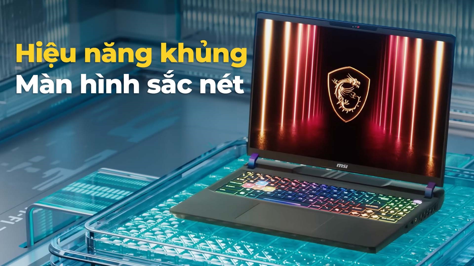 Laptop MSI Gaming Vector 16 HX AI A2XWHG - 010VN_32GB (Ultra 7 255HX, 32GB, 512GB, RTX 5070Ti 12GB, QHD+ 240Hz, Win11)