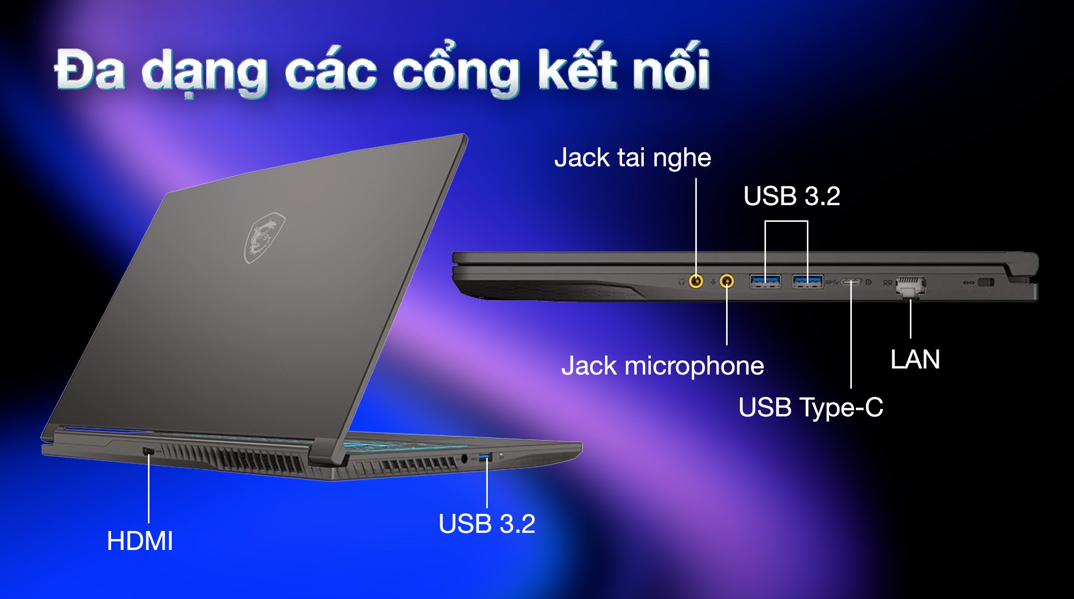 Laptop MSI Gaming Thin 15 B13UC - 1411VN_16GB (i7 13620H, 16GB, 512GB, RTX 3050 4GB, Full HD 144Hz, Win11)