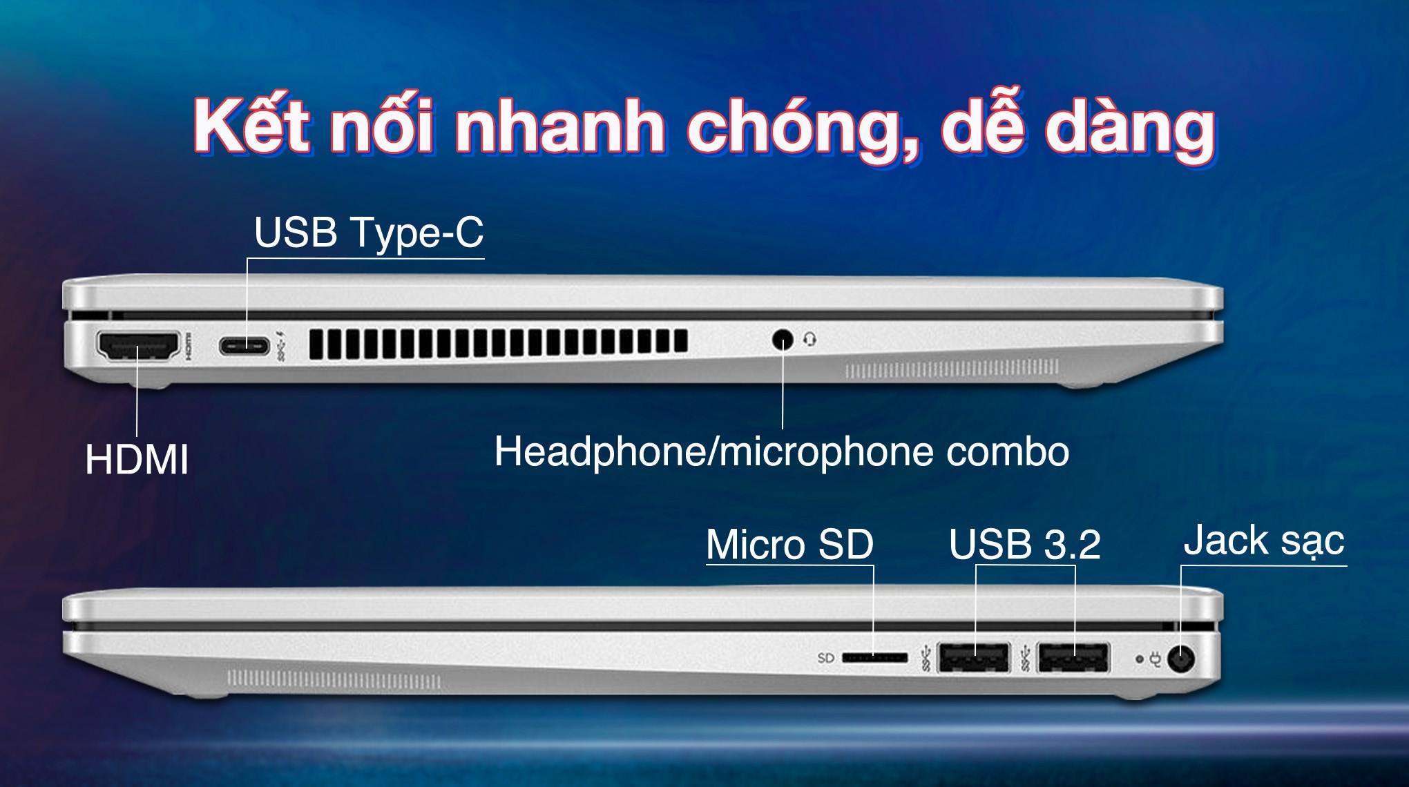 Laptop HP Pavilion X360 14 ek2013TU - 9Z2V4PA (Core 7 150U, 16GB, 512GB, Full HD, Cảm ứng, Win11)