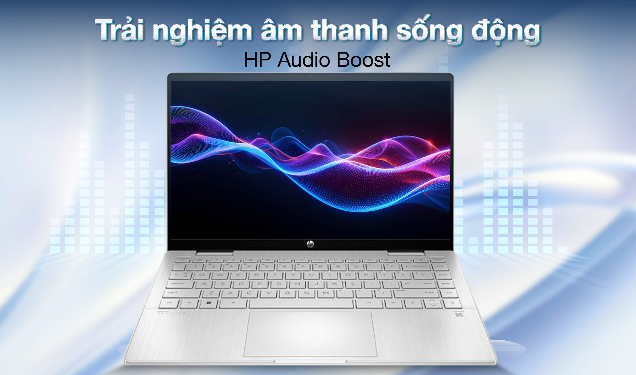 Laptop HP Pavilion X360 14 ek2017TU - 9Z2V5PA (Core 5 120U, 16GB, 512GB, Full HD, Cảm ứng, Win11)